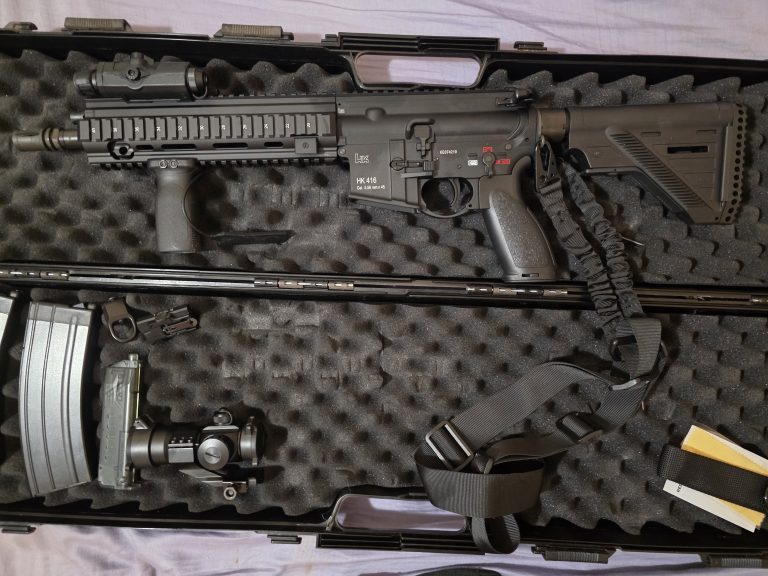 Airsoft H&K 416 A5 Gen 3 GBBR et accessoires