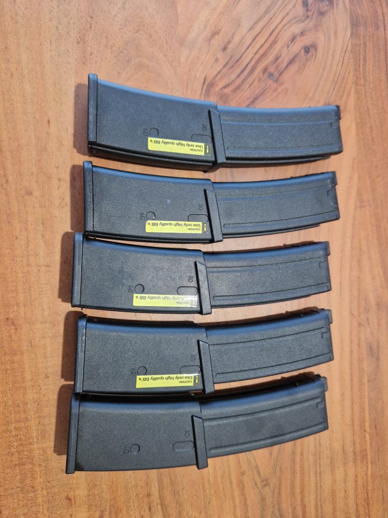 5 chargeurs MP7 VFC GBBR