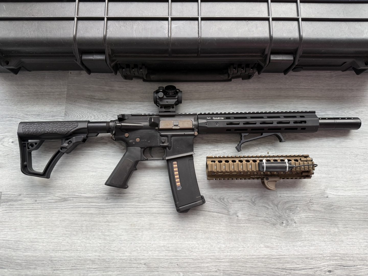 MK18 Daniel Defense AEG + garde main sous licence