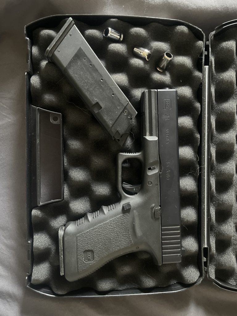 Glock 21 éjection de douille
