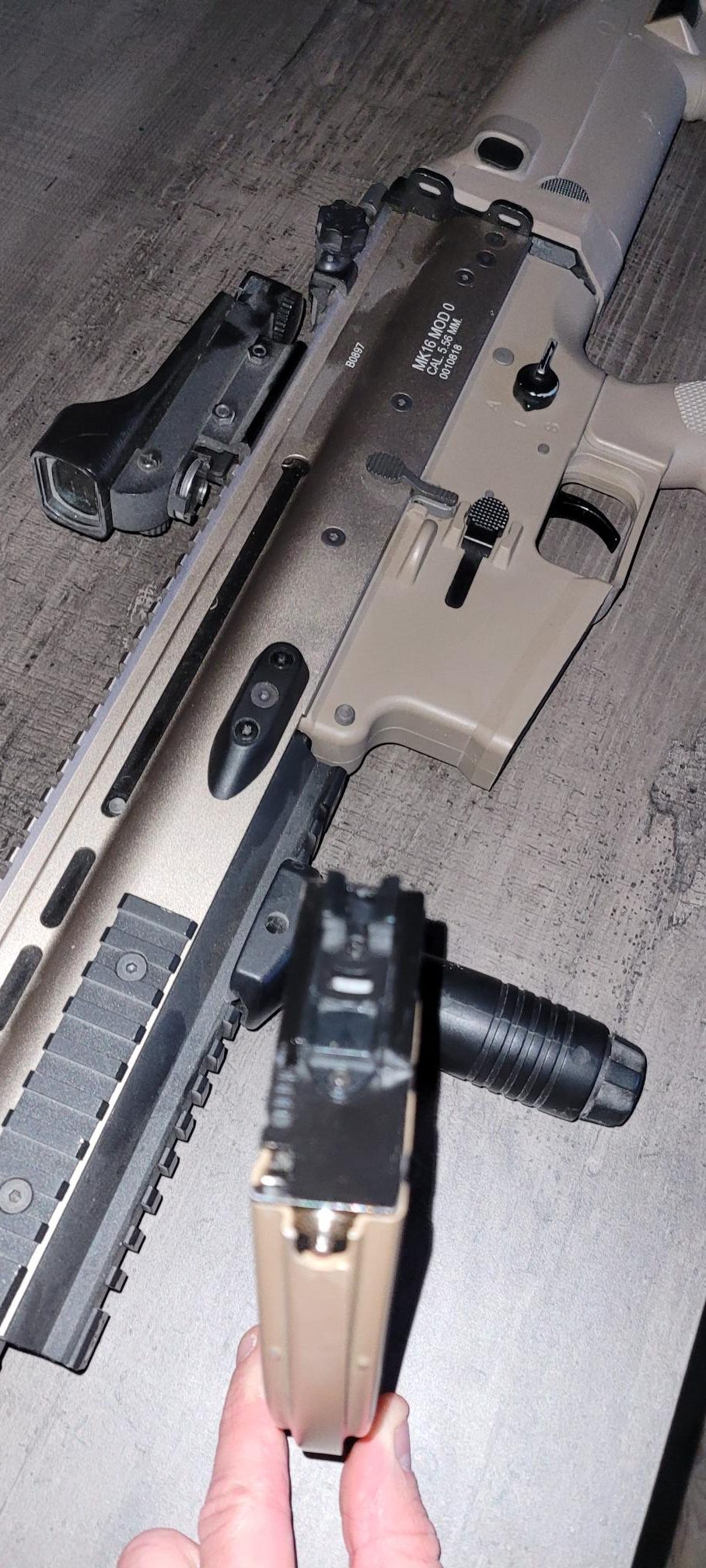 Réplique de fusil d’assaut L MK16 MOD 0 CQB