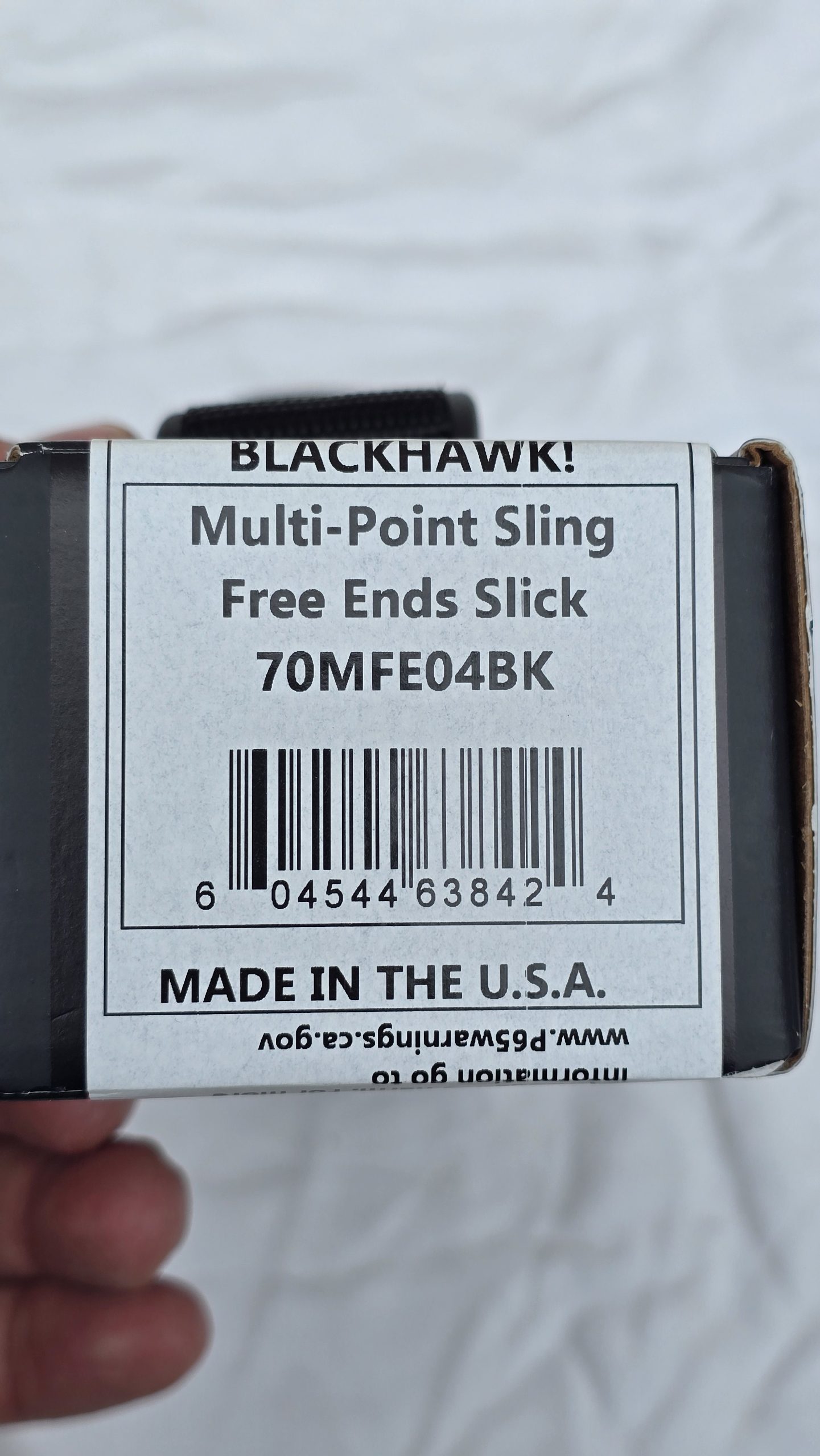 Sangle Blackhawk QD SLICK multi-points – Noir