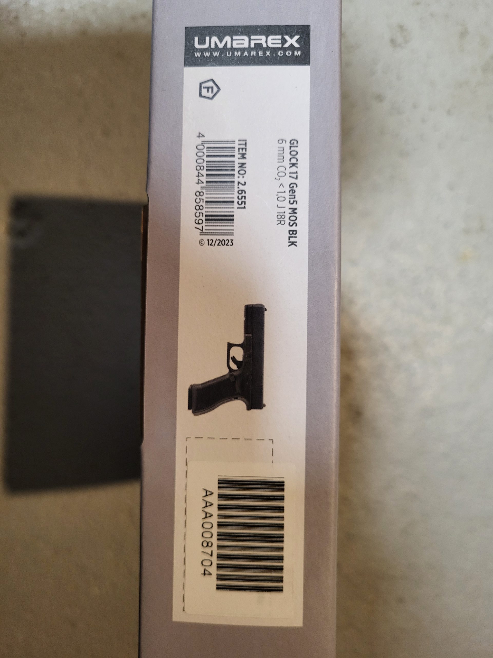 Glock 17 UMAREX CO2 et Gaz