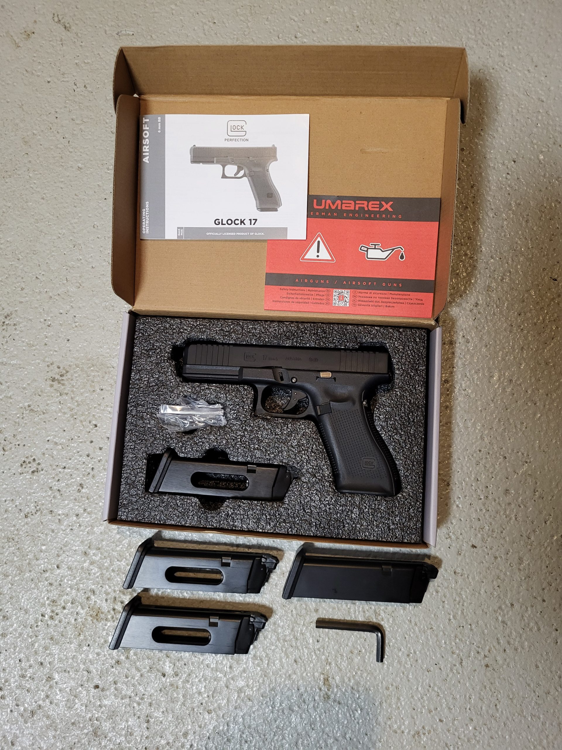 Glock 17 UMAREX CO2 et Gaz
