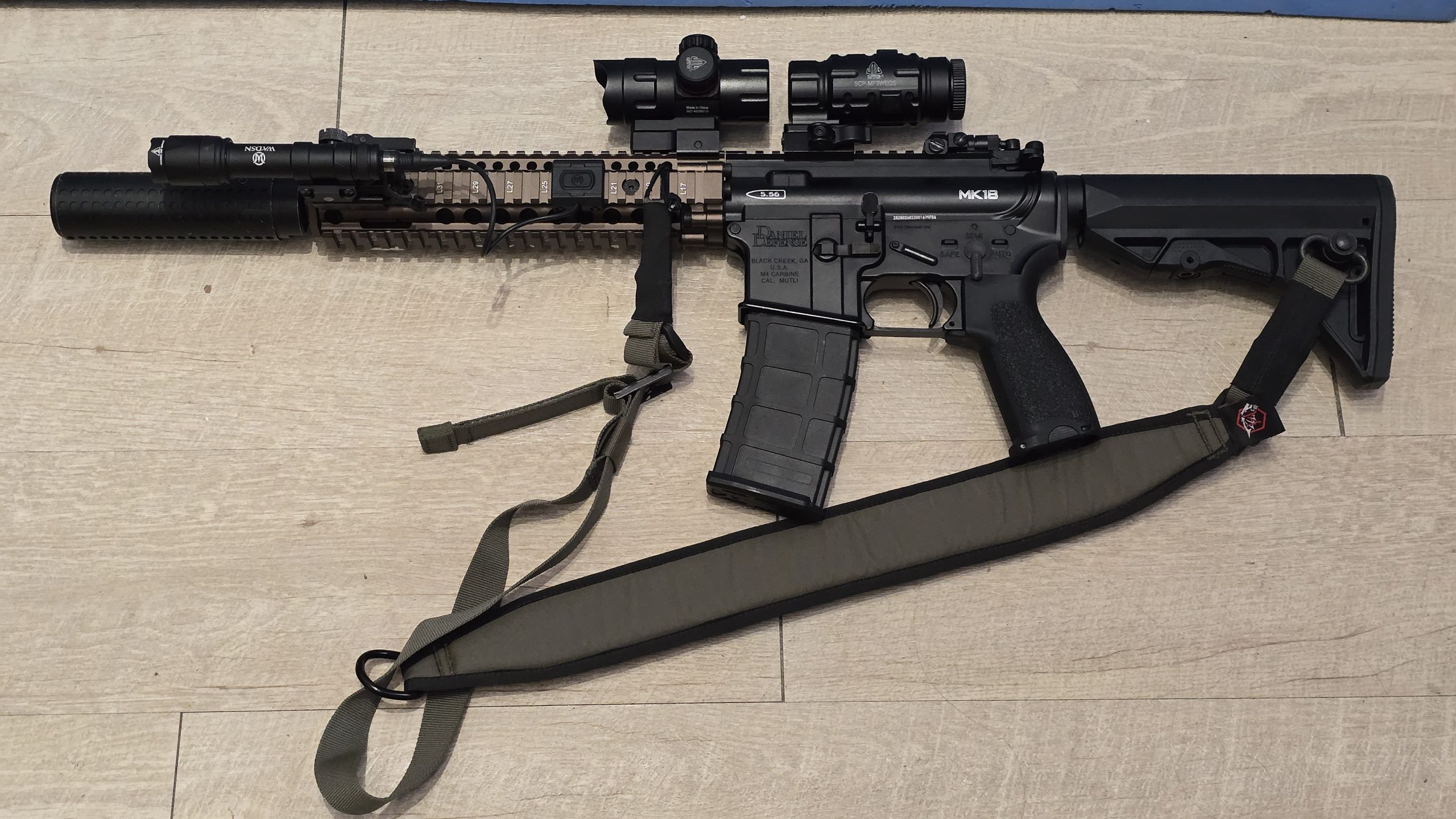 MK18 DANIEL DEFENSE EMG GBBR Pack complet