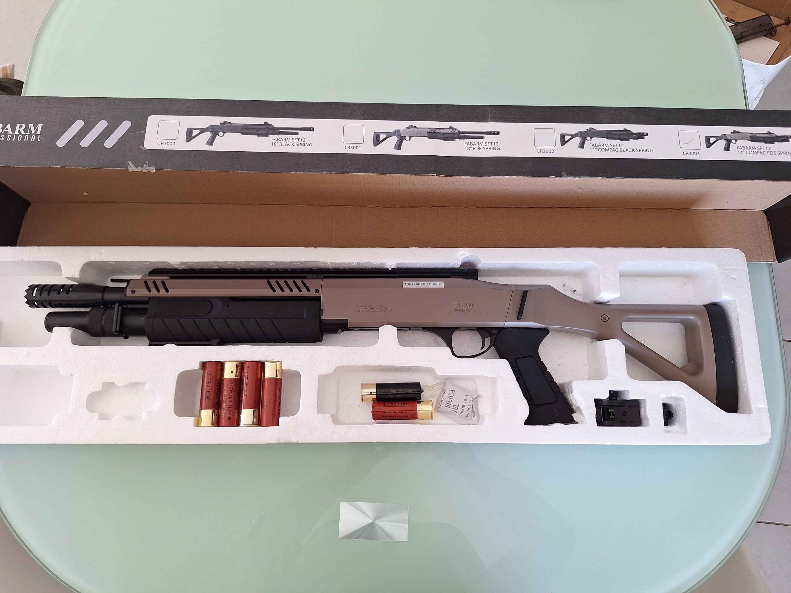 Pompe STF 12 – FABARM Professional + viseur + 6 cartouches