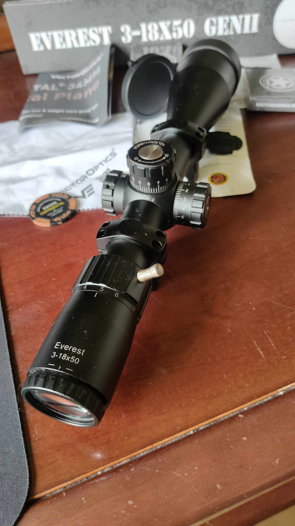 lunette Vector Optics Everest 3-18×50