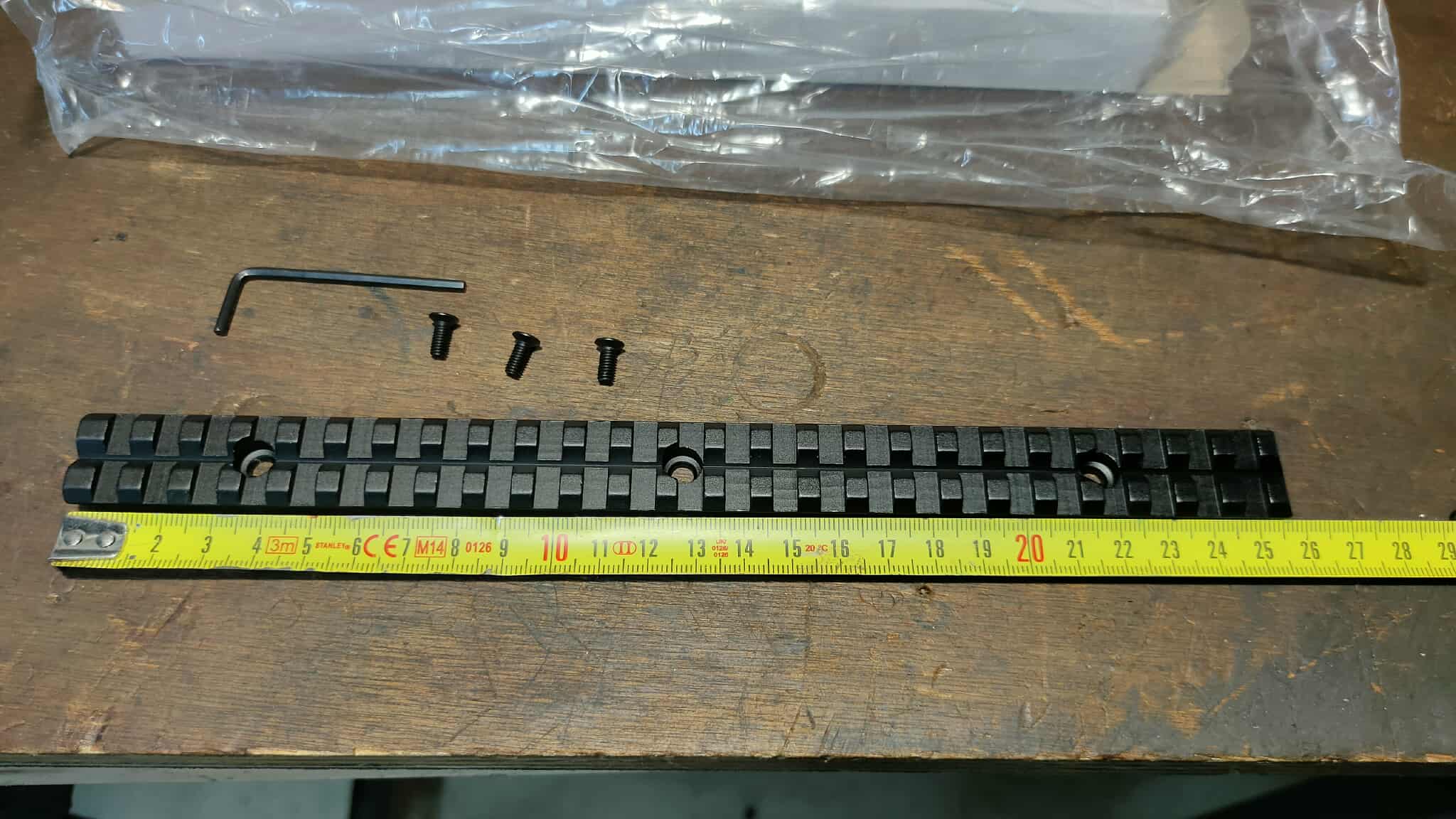 Rail picatinny 20mm