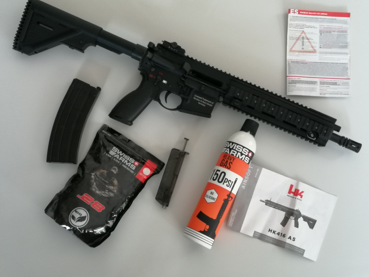 HK416 A5 Umarex (gaz BlowBack rifle)