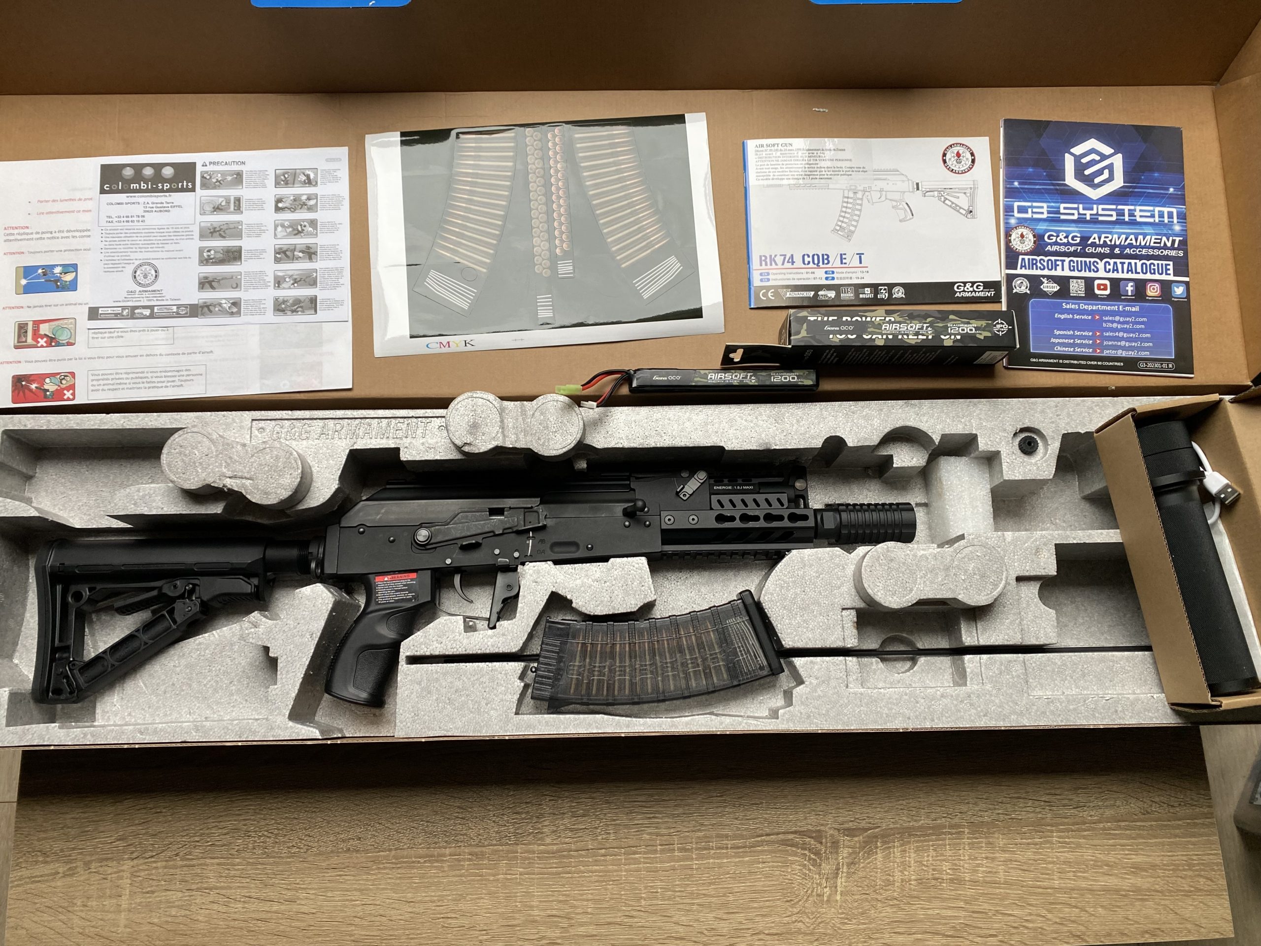 RK 74 CQB ETU G&G Armament AEG