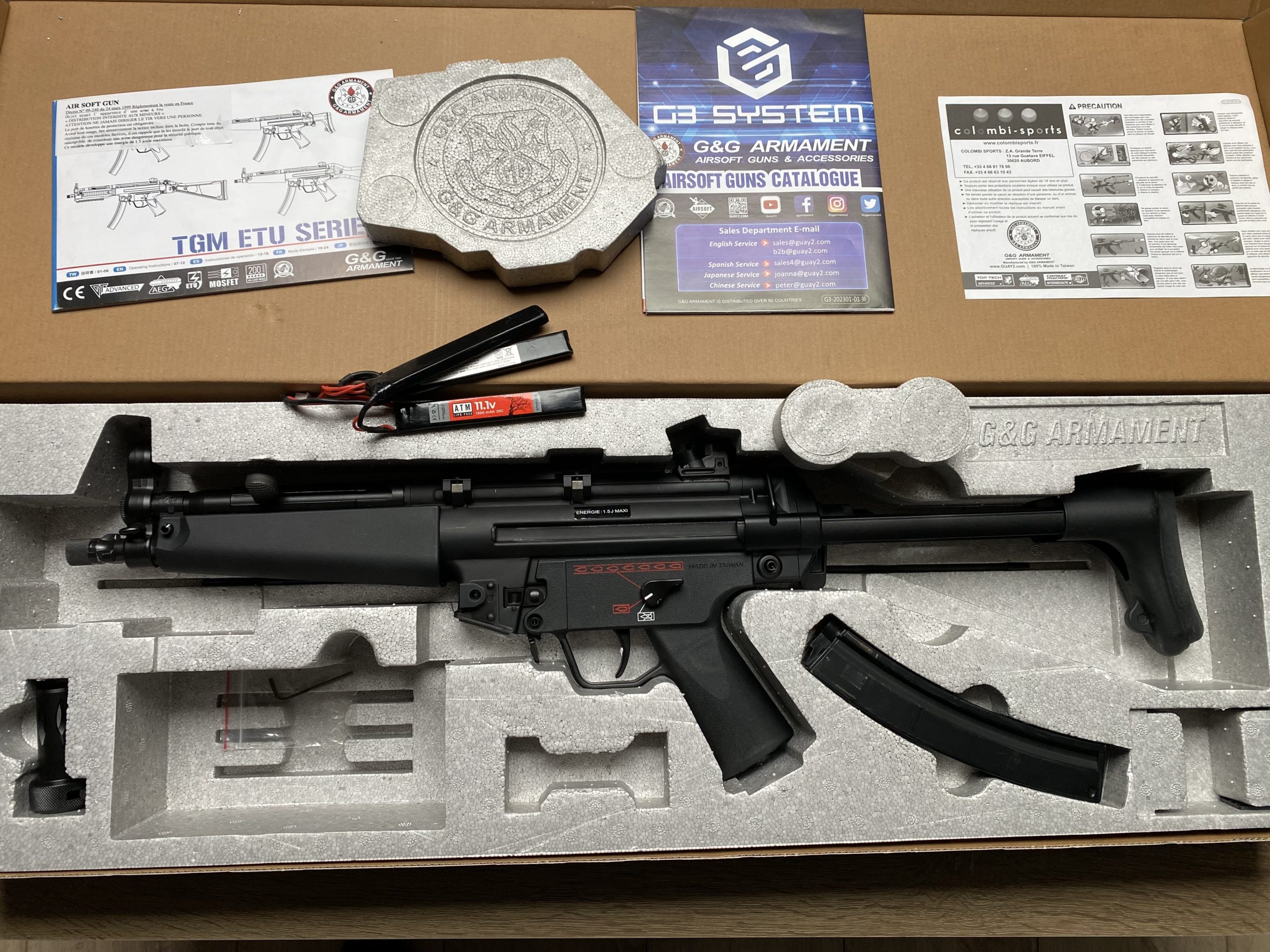 MP5 TGM A3 RTS ETU G&G