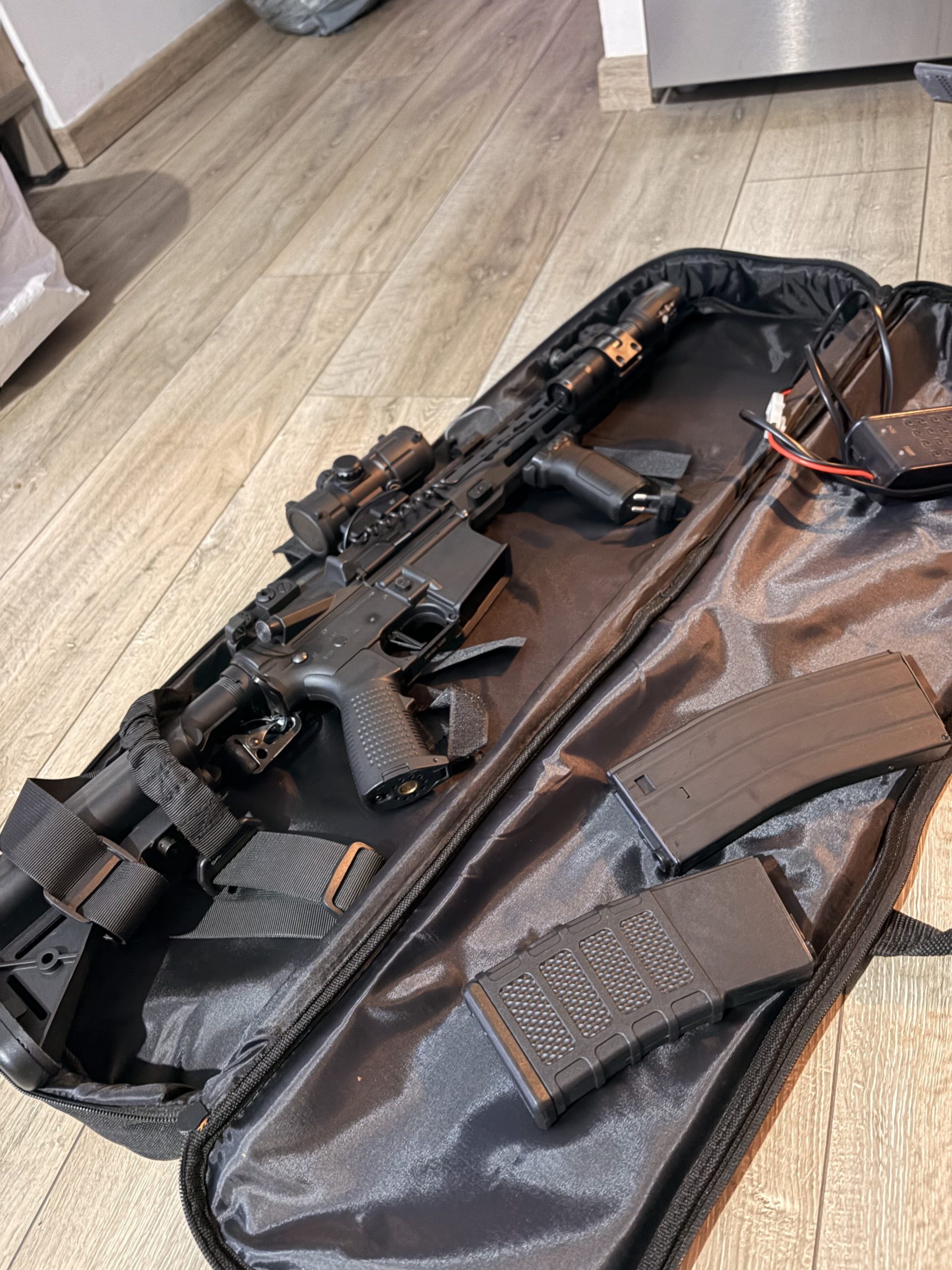Fusil CA4 KM10 M4 Keymod 10 Pouces AEG Classic Army – Noir