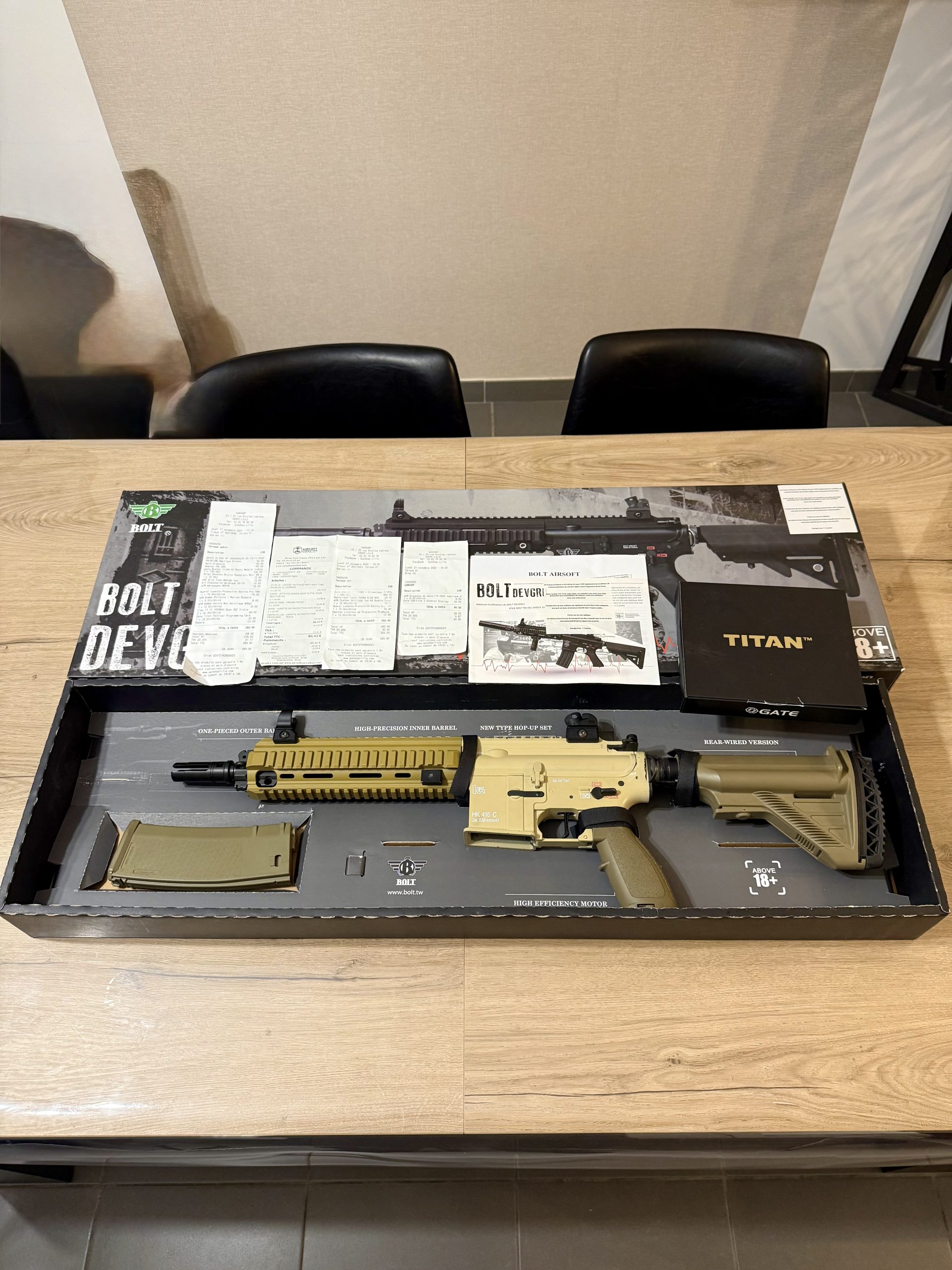 HK416 BOLT EBBR RECOIL