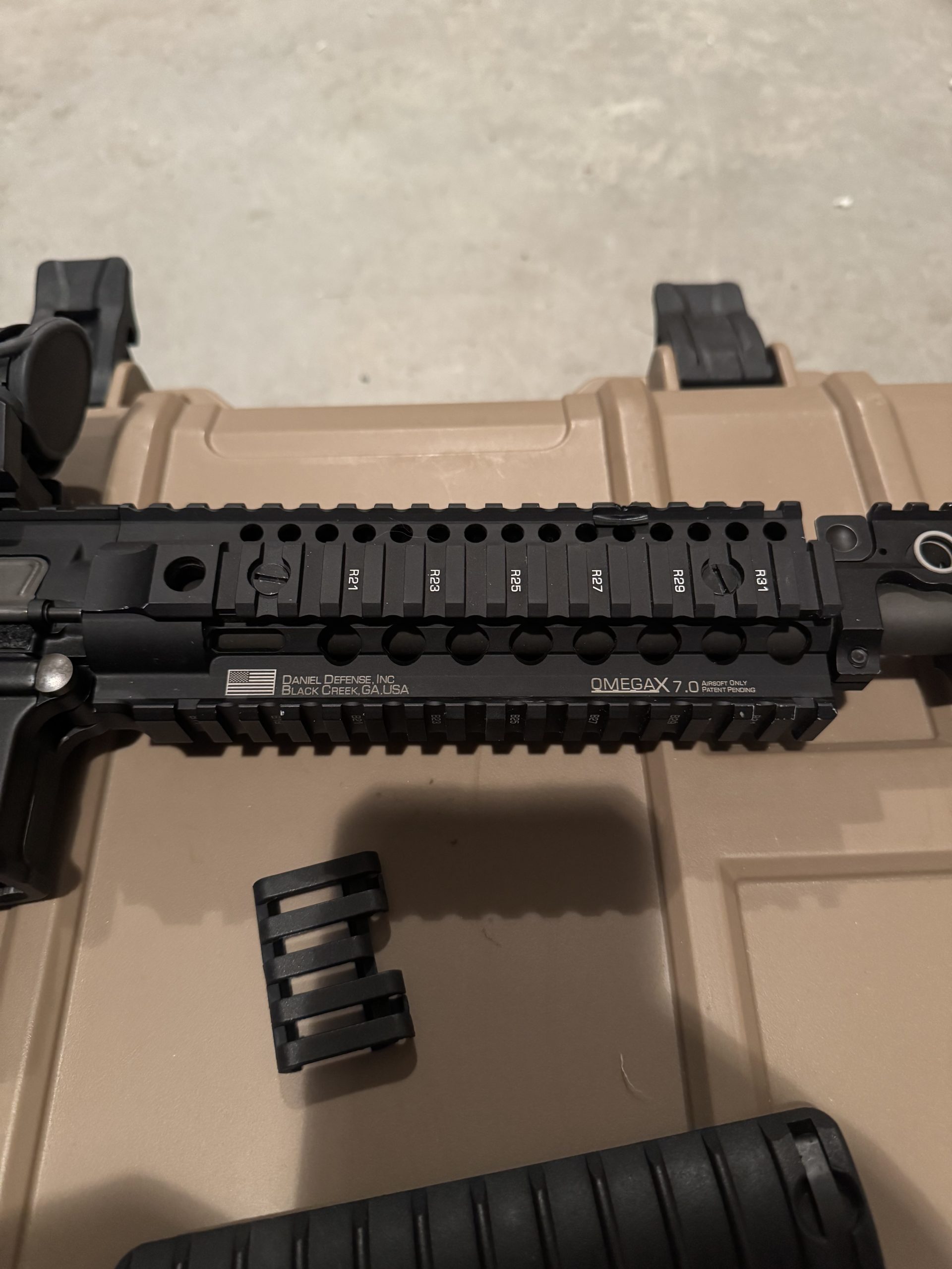 Rail ris daniel defense omegax 7