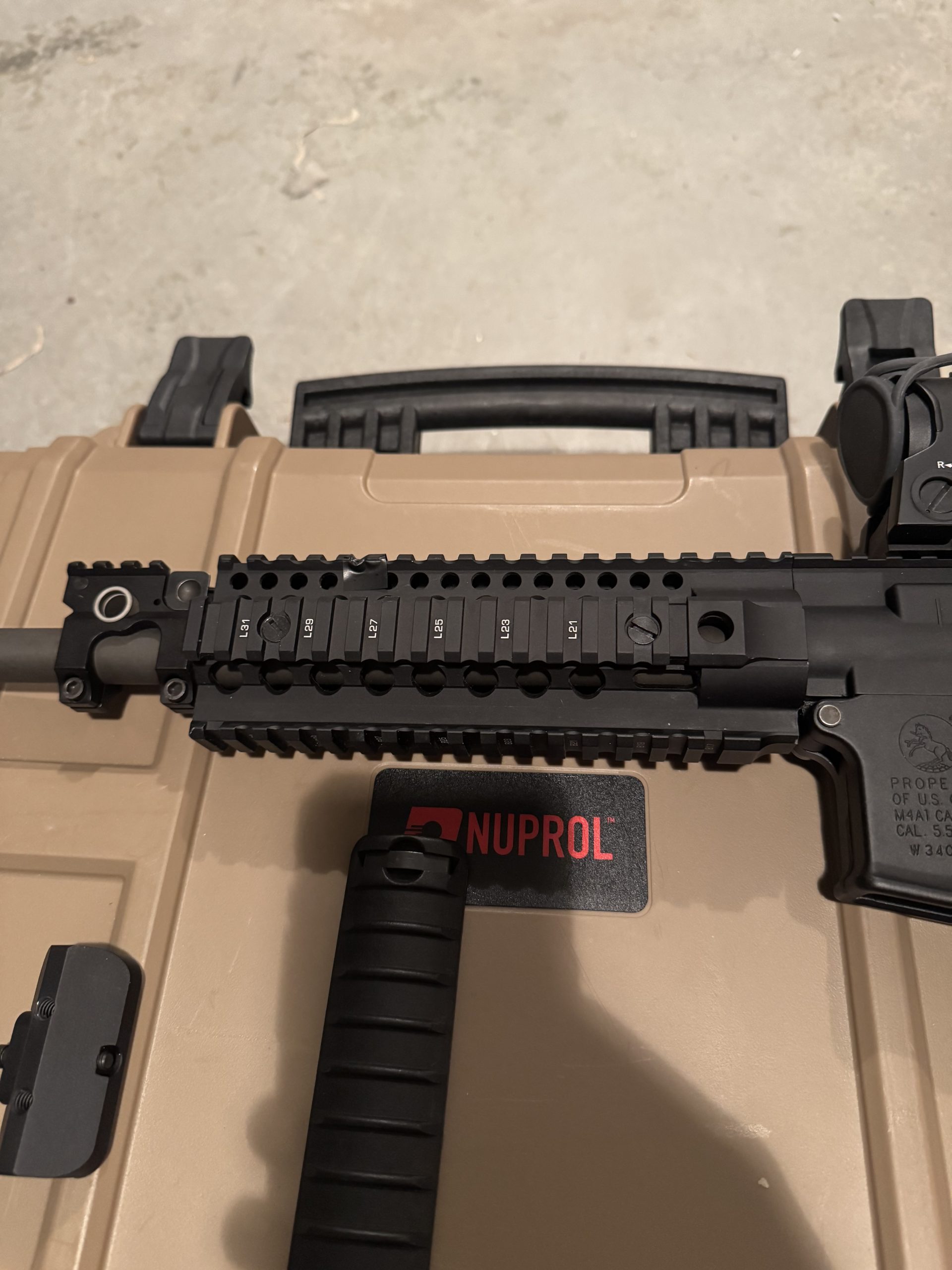 Rail ris daniel defense omegax 7
