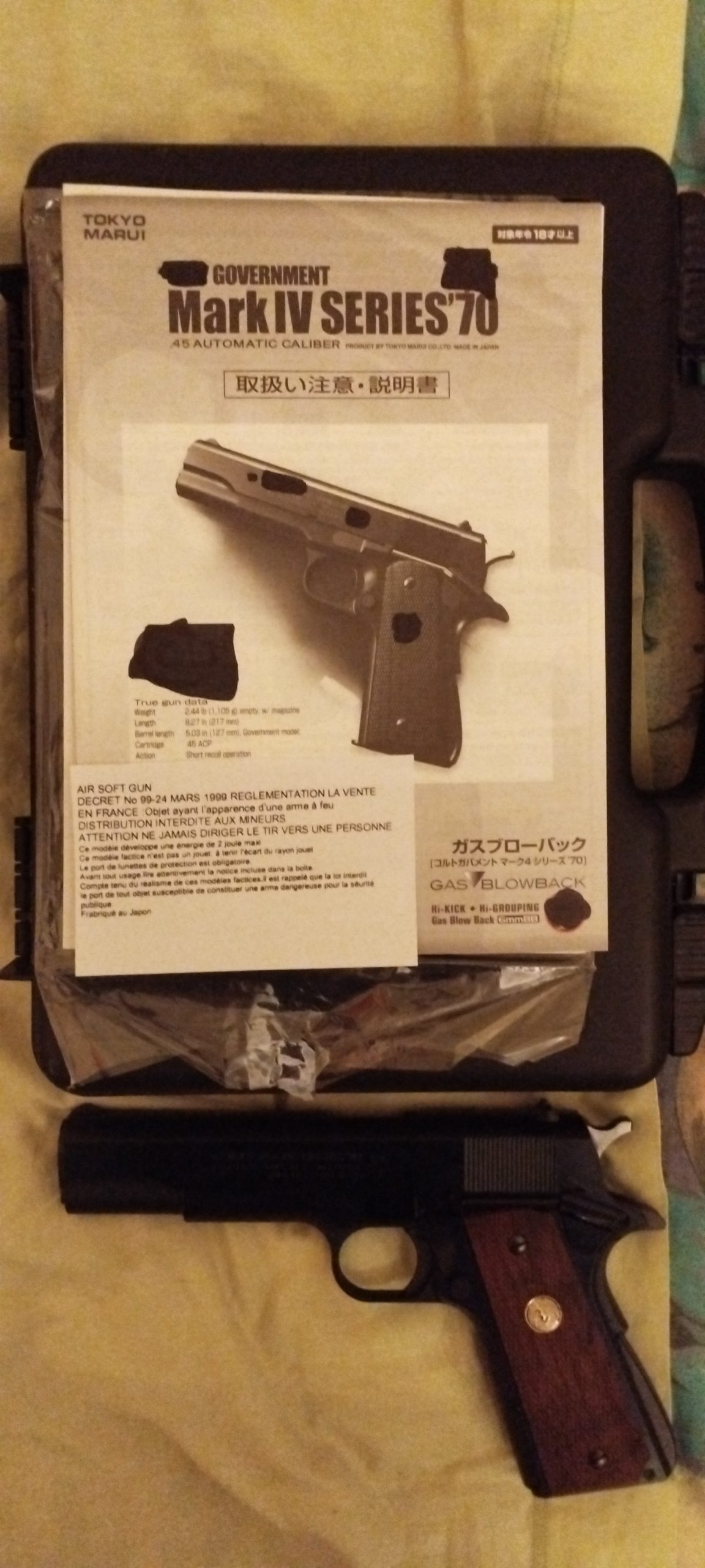 Colt M1911 Tokyo Marui GBB