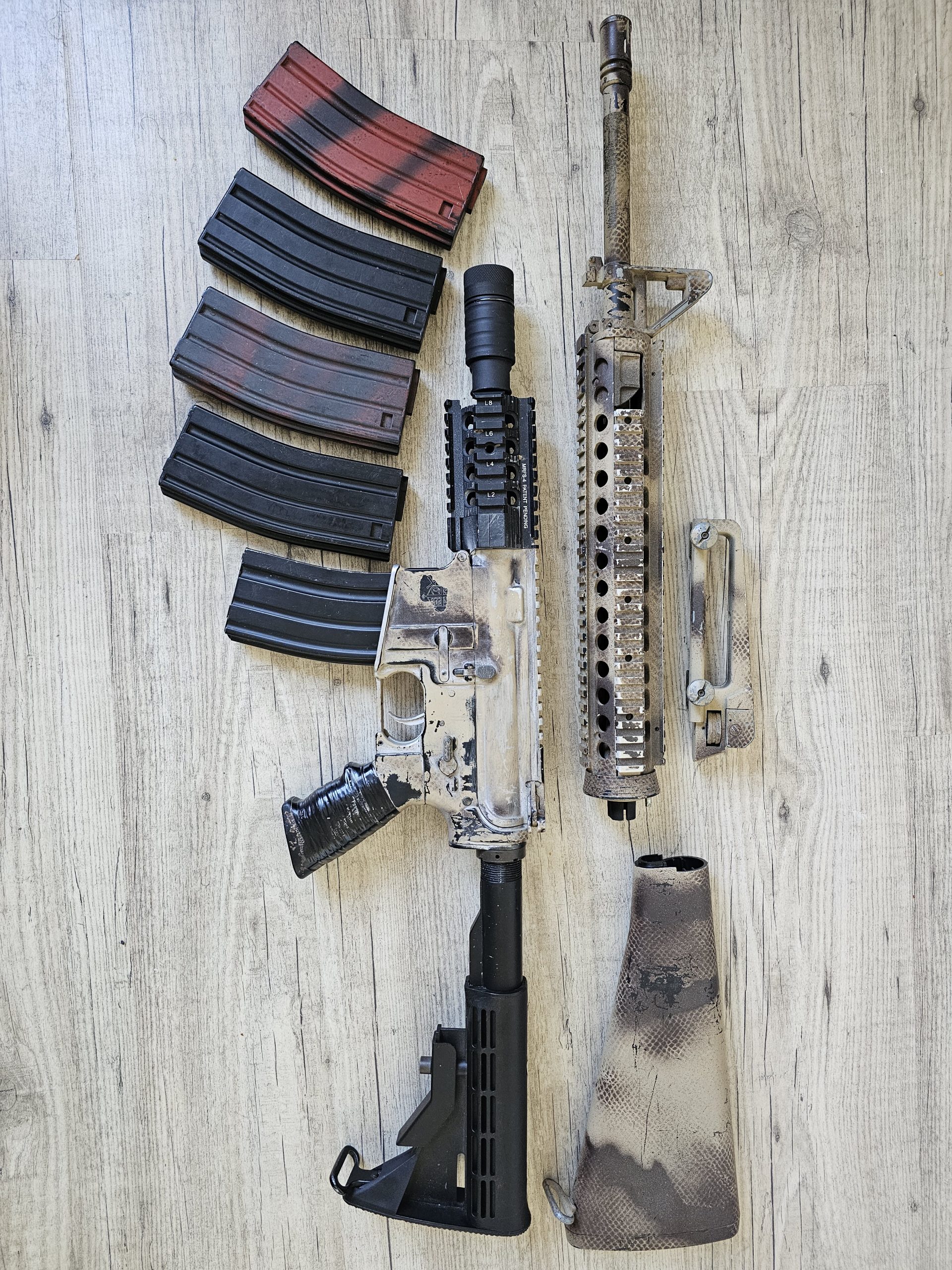 M16a3 vfc e-serie custom cqb (avec toute piecce de m16)