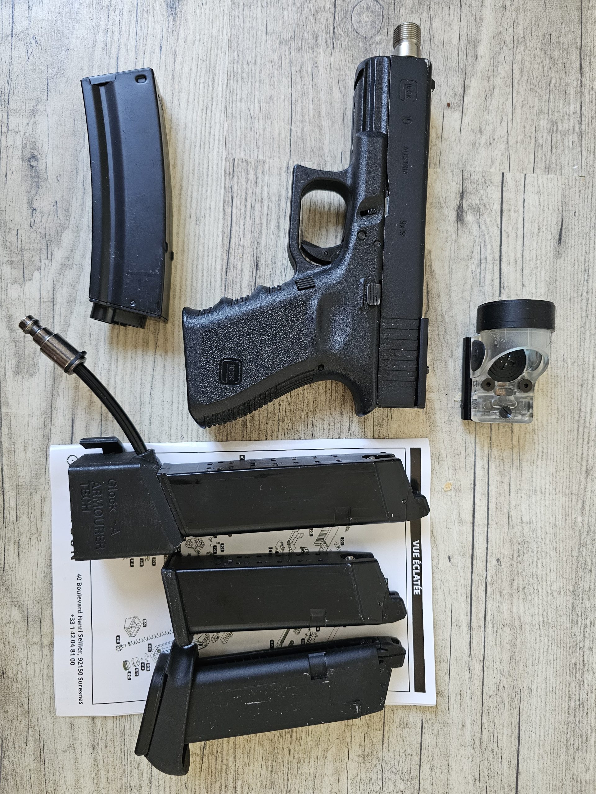 Glock g19 gen3 vfc/cybergun