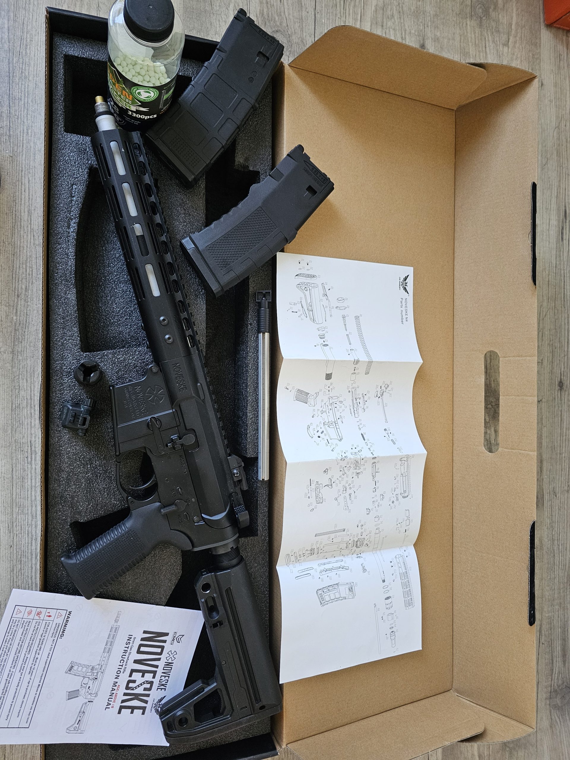 Gbbr N4 noveske emg double eagle (mws) TBE