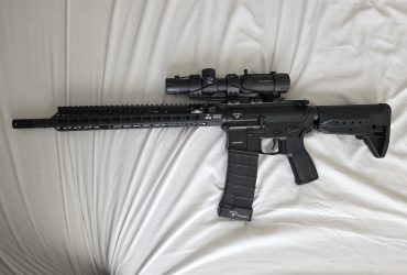 Taran Tactical Innovations TTI TR-1 AR15 13.5" AEG – Version Keymod – EMG – Garde main BCM Angry Gun