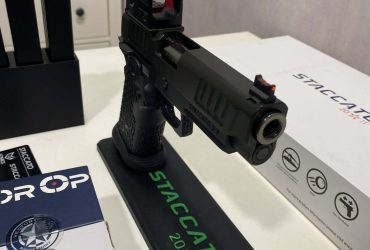 Staccato P Neuf (6mm proshop)avec trois chargeurs neufs avec red dot et prépa interne