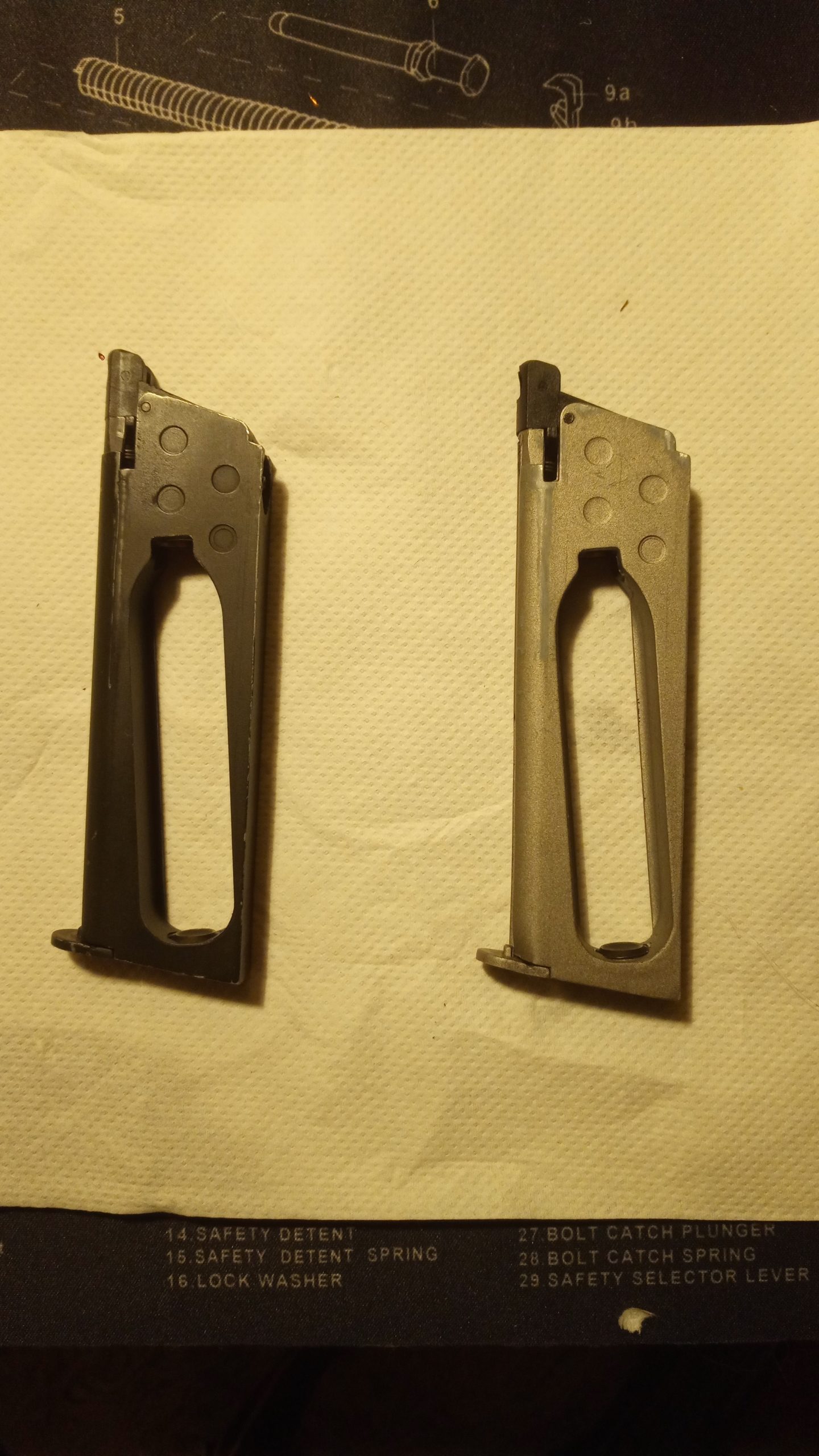 Chargeurs 1911 co2 kwc/cybergun