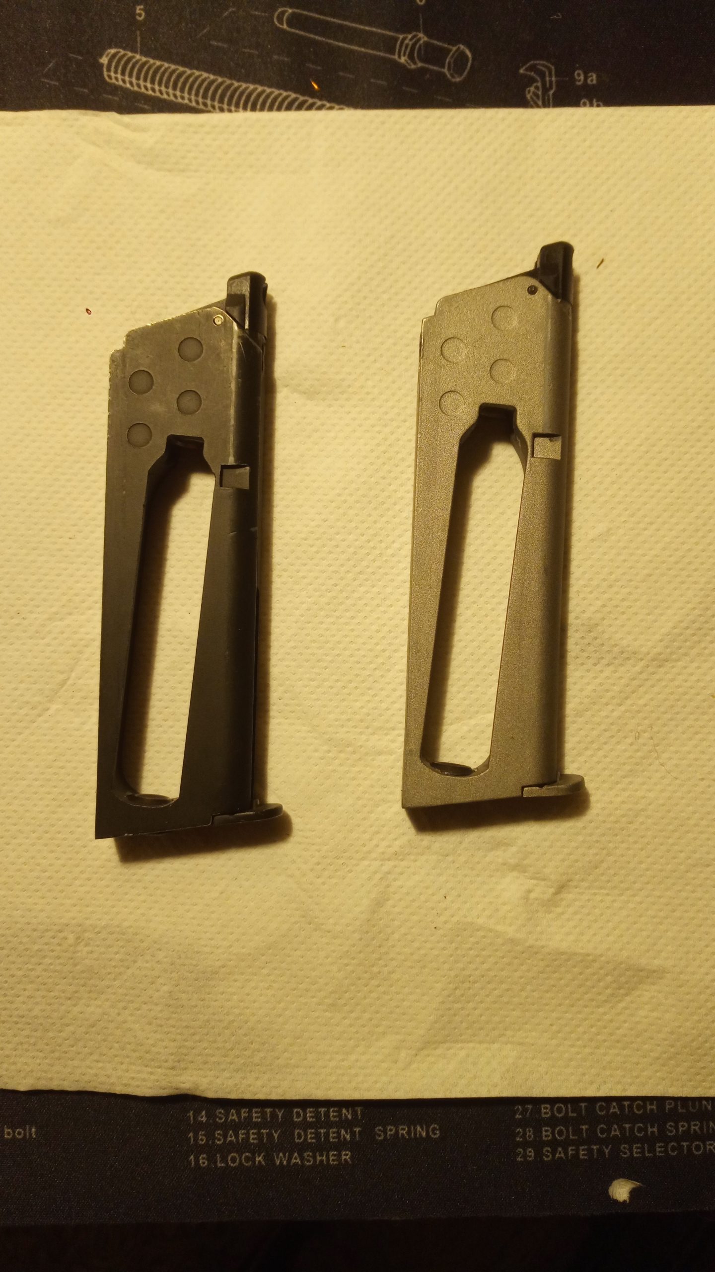 Chargeurs 1911 co2 kwc/cybergun