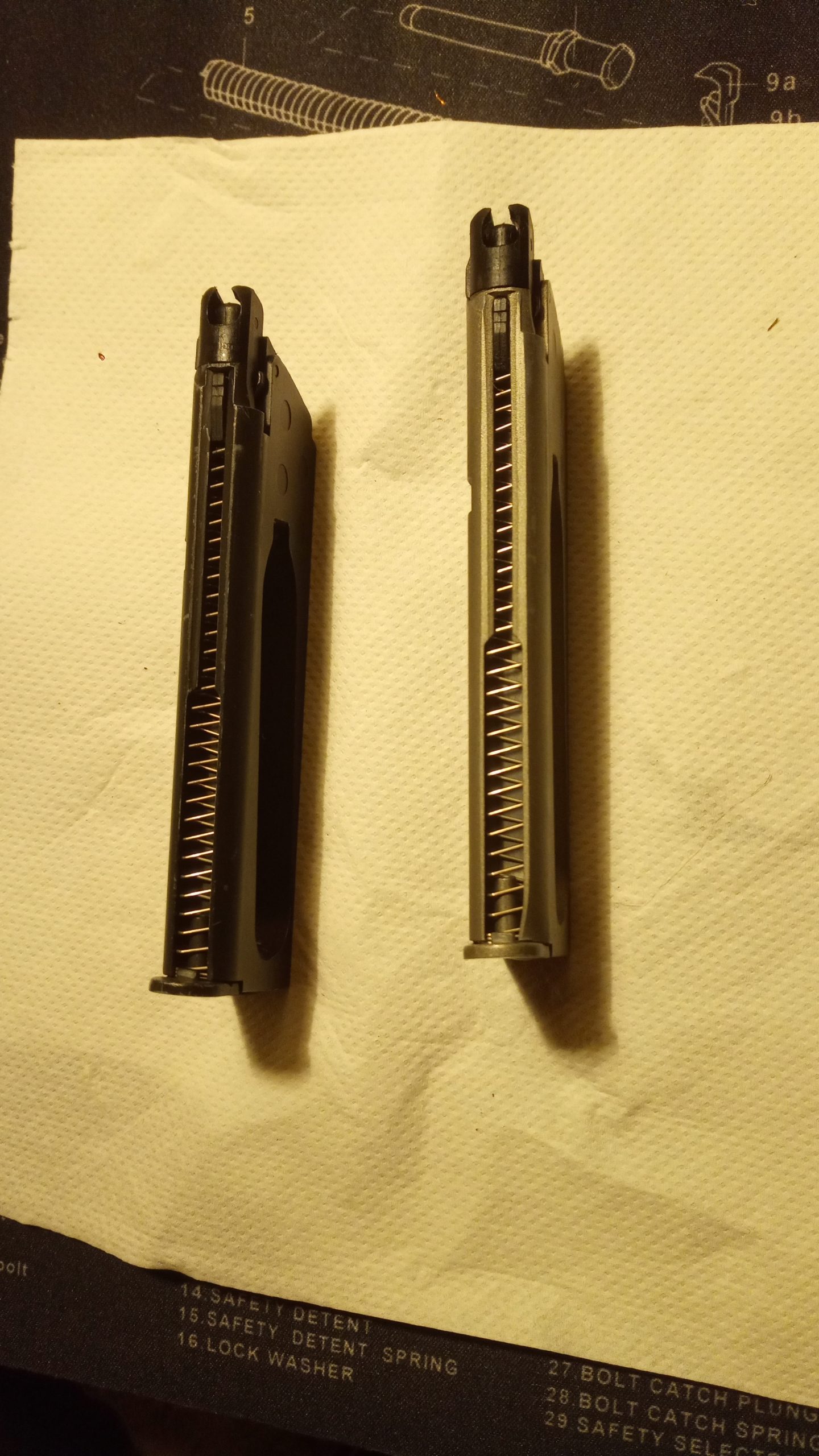 Chargeurs 1911 co2 kwc/cybergun