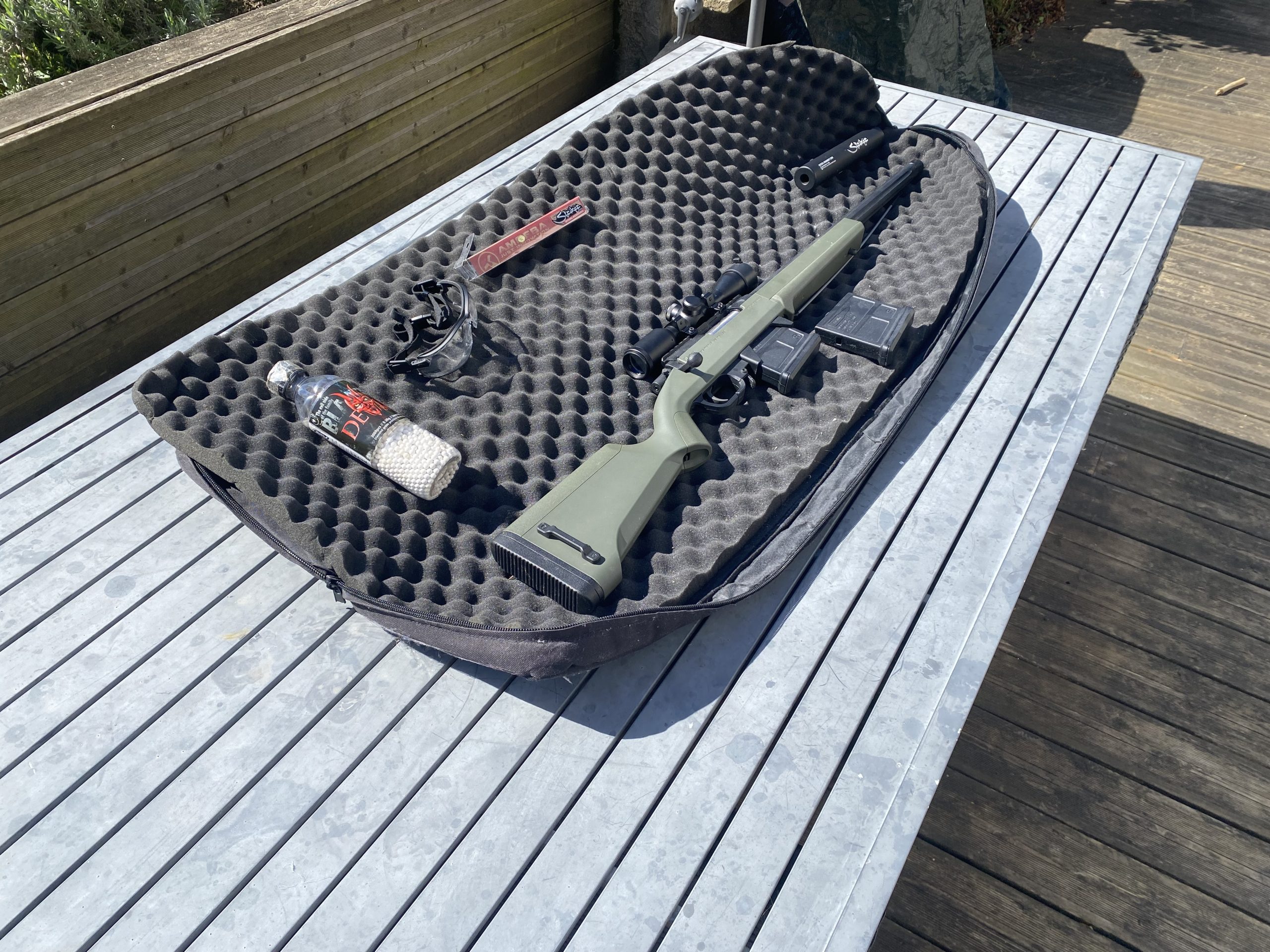 Sniper Airsoft Amoeba Striker AS-01 – Pack Complet prêt à jouer