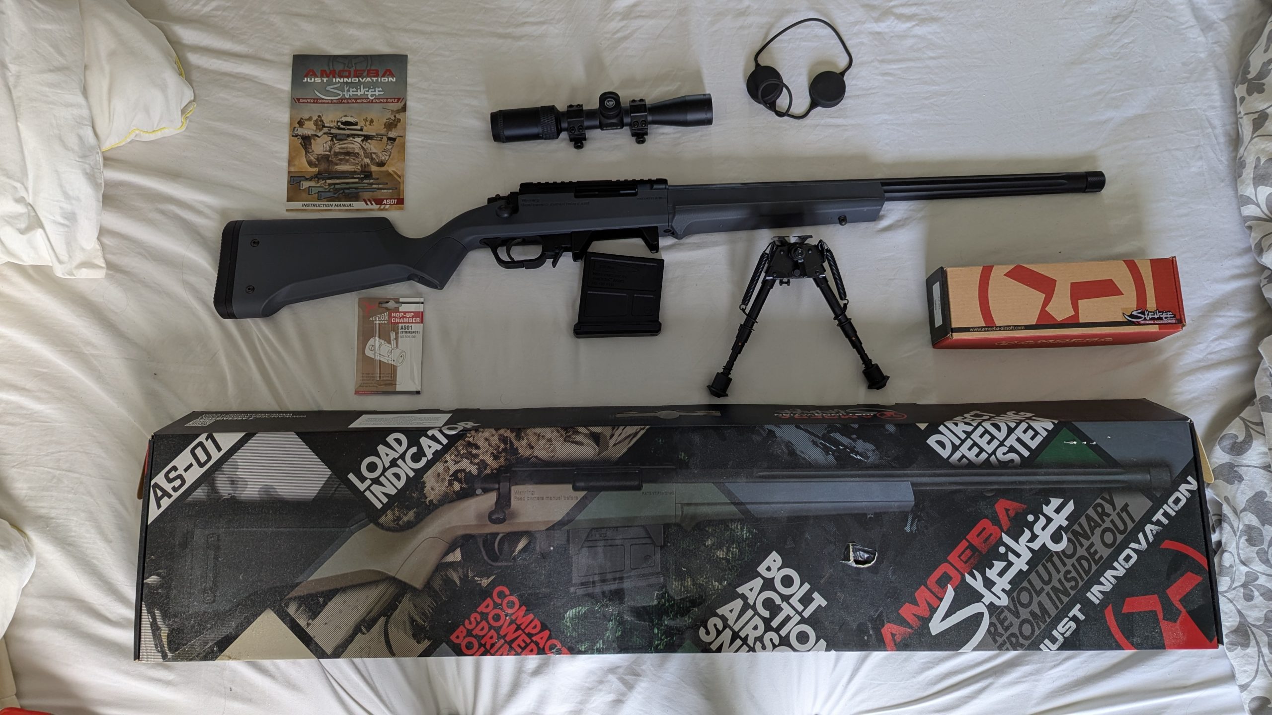 Amoeba Striker As-01 S1 UPGRADÉ + Accessoires