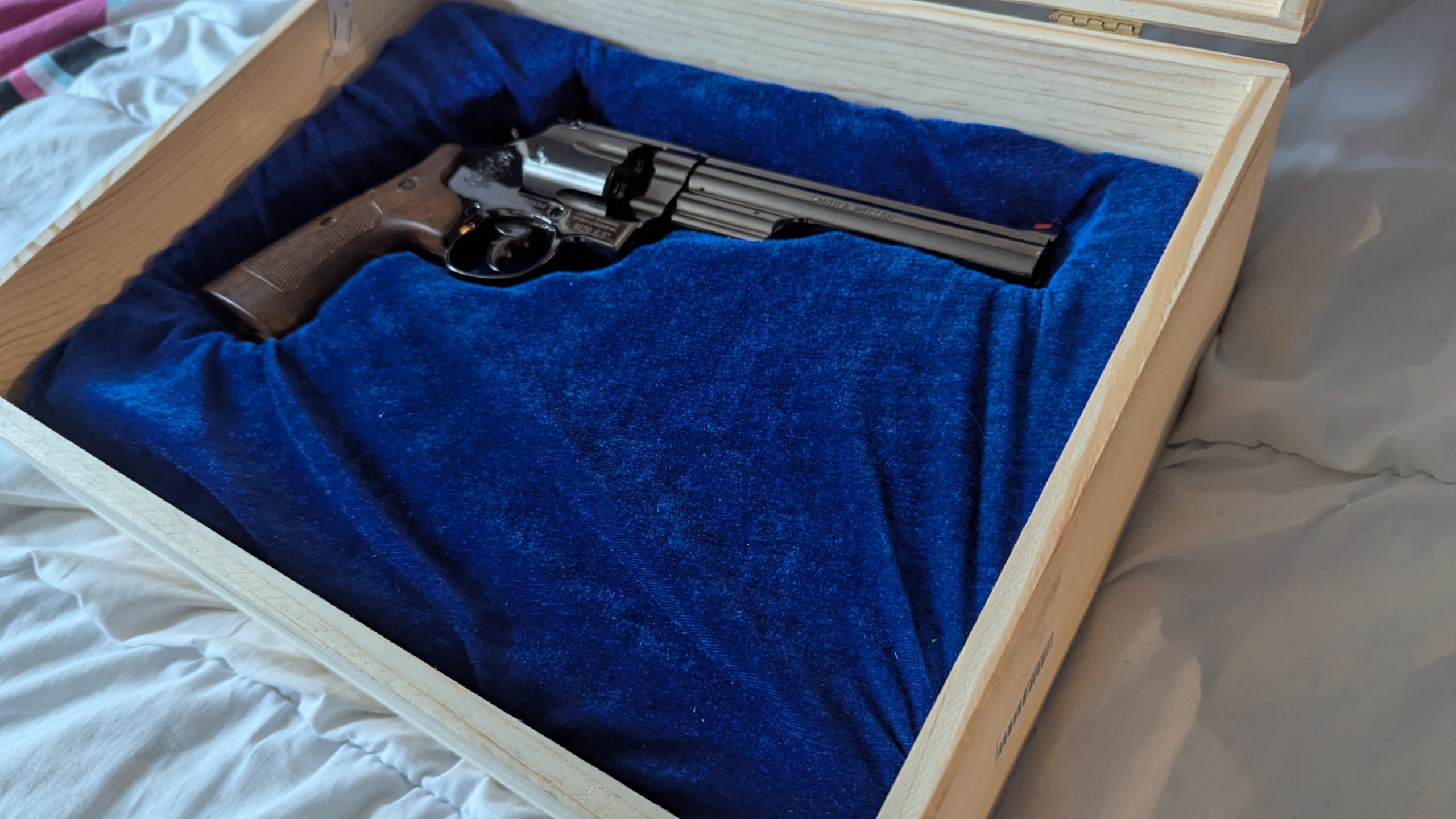 Coffret bois & velour Royal Smith & Wesson M29 6.5 et moins