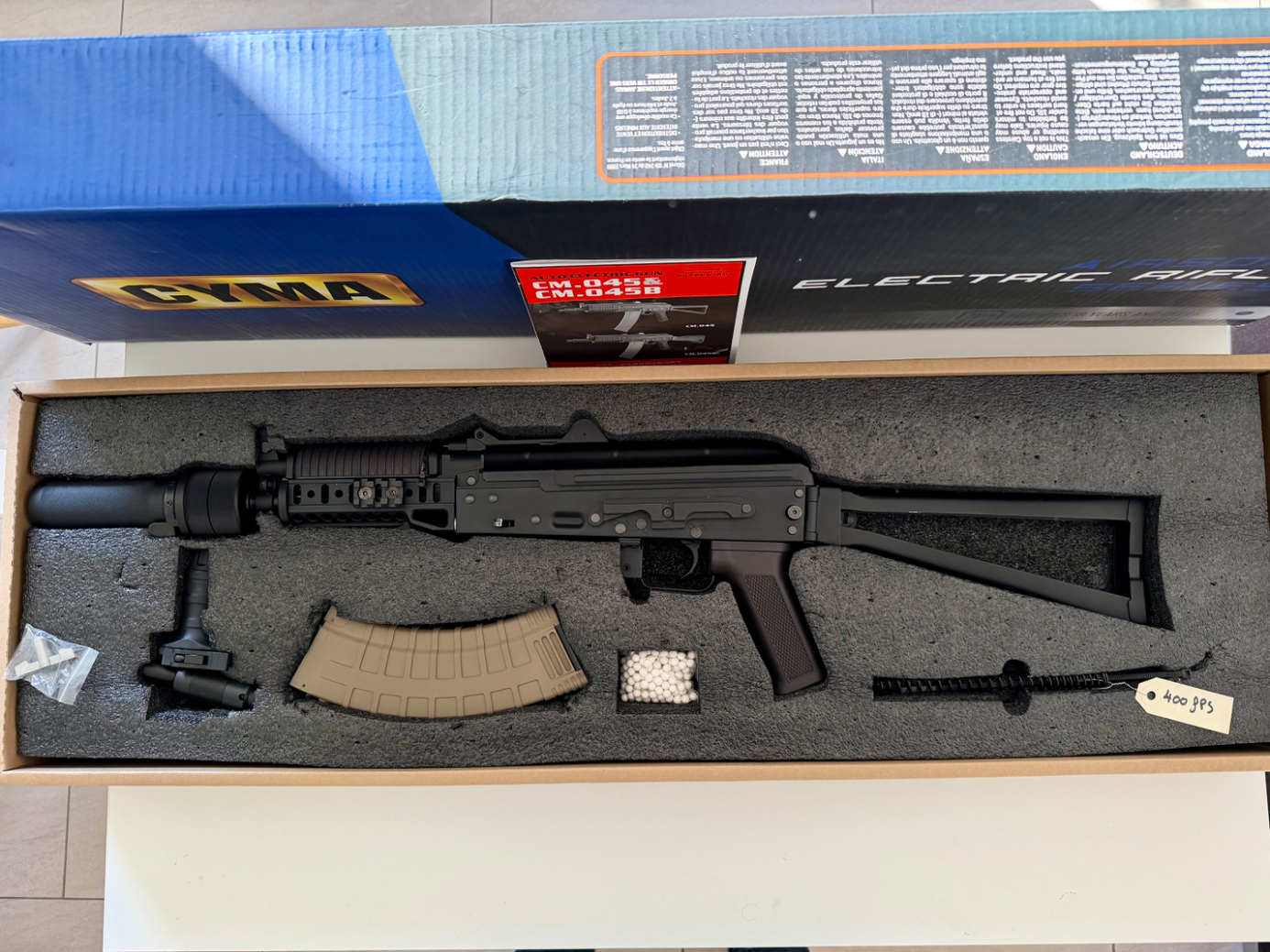 AKS-74U – CYMA – Full Upgrade + Titan V3