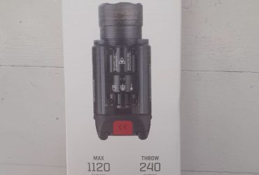 Olight Baldr RL – Lampe Tactique 1120 Lumens + Laser Rouge (État Nickel)