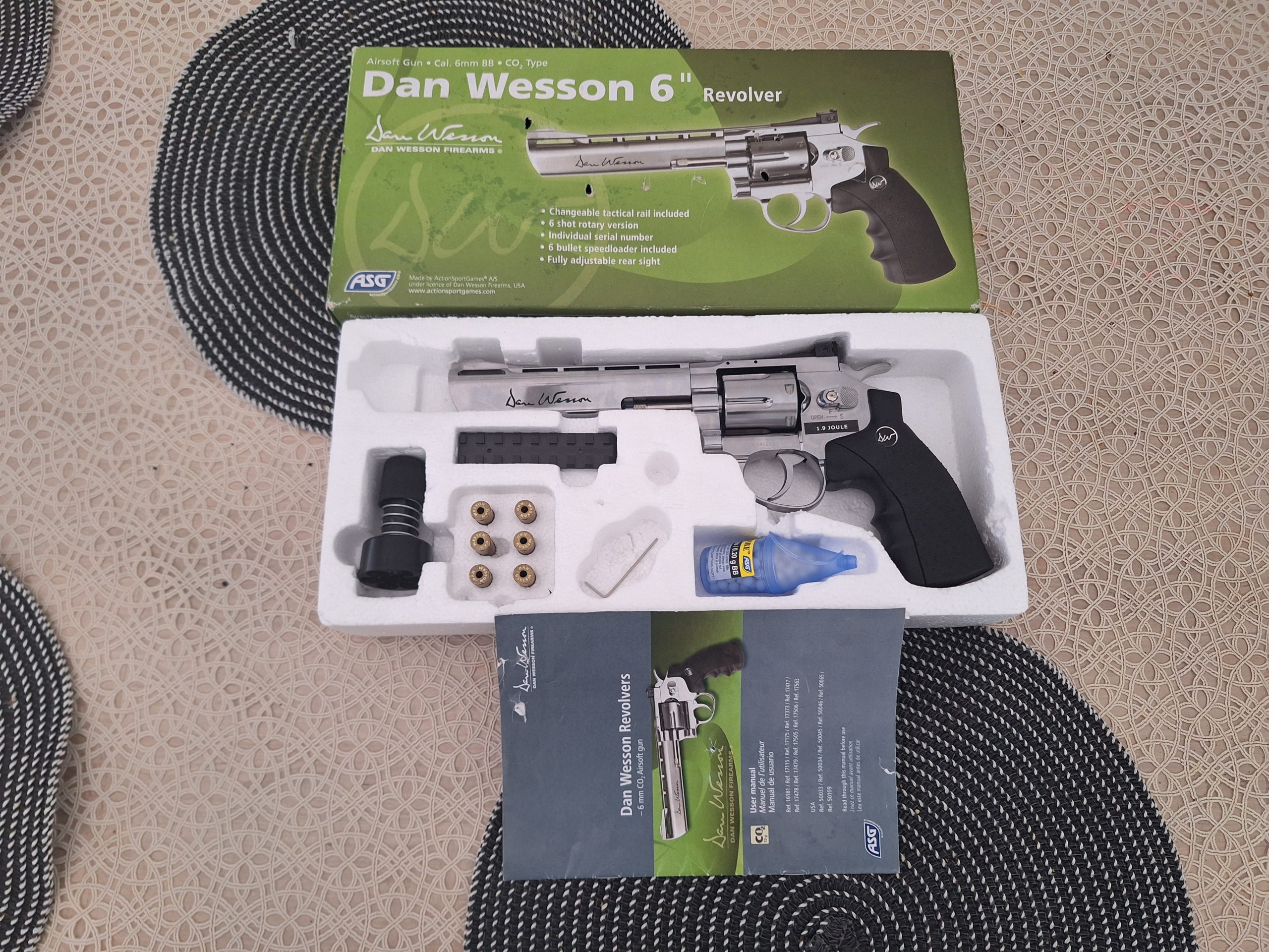 Revolver dan wesson 6 ASG