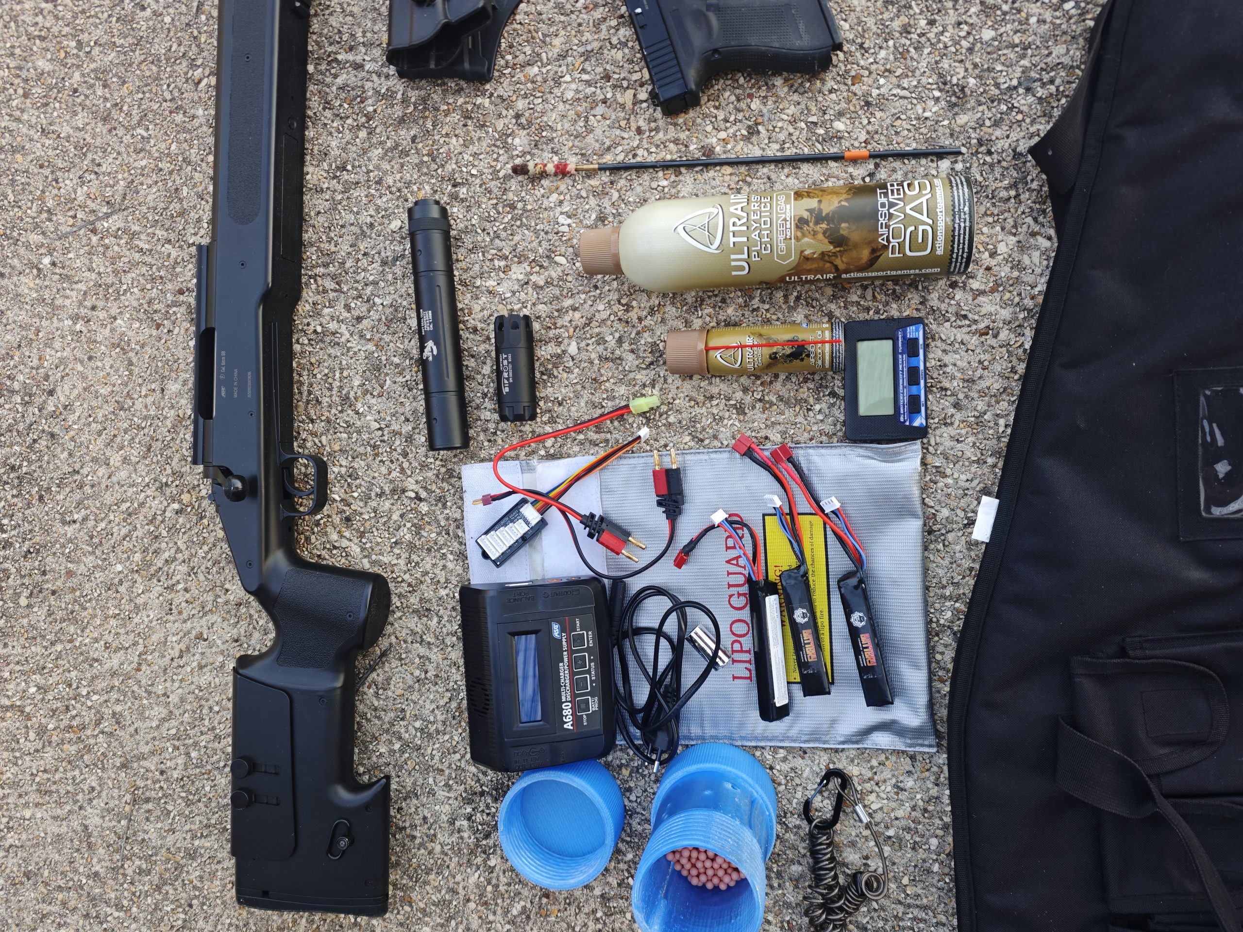 Lot complet a débattre airsoft