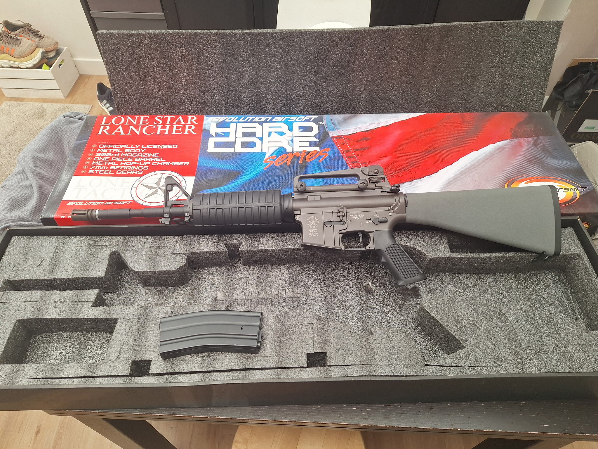 Fusil Lone Star M16 AEG Evolution – Noir
