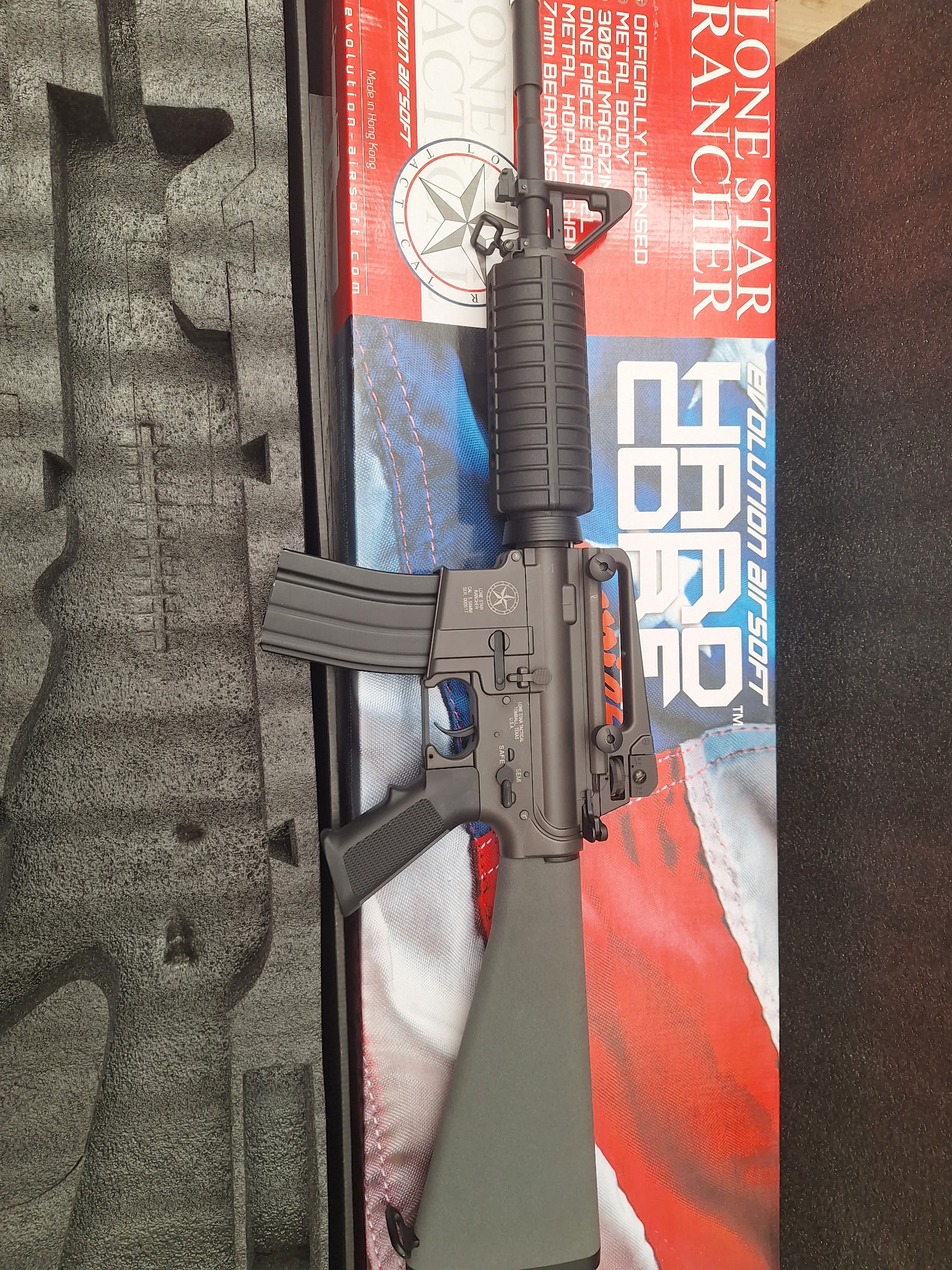Fusil Lone Star M16 AEG Evolution – Noir