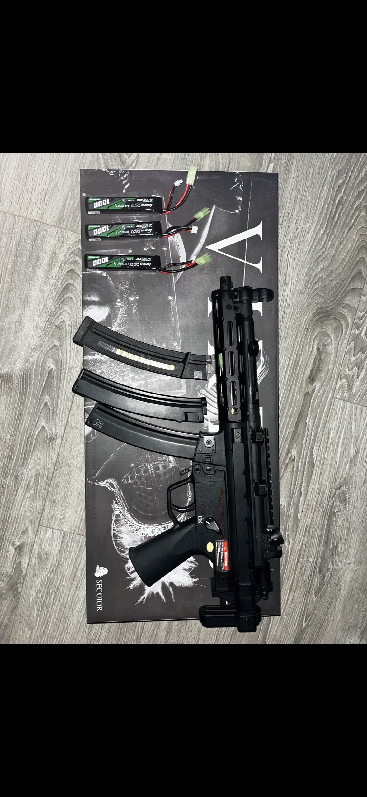 Réplique MP5 VIRTUS XI SECUTOR AEG