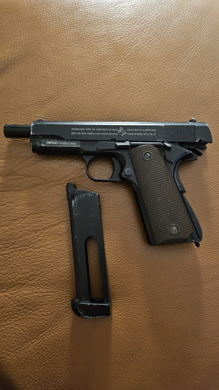 Colt 1911 KJ Works fullmetal gaz CO2