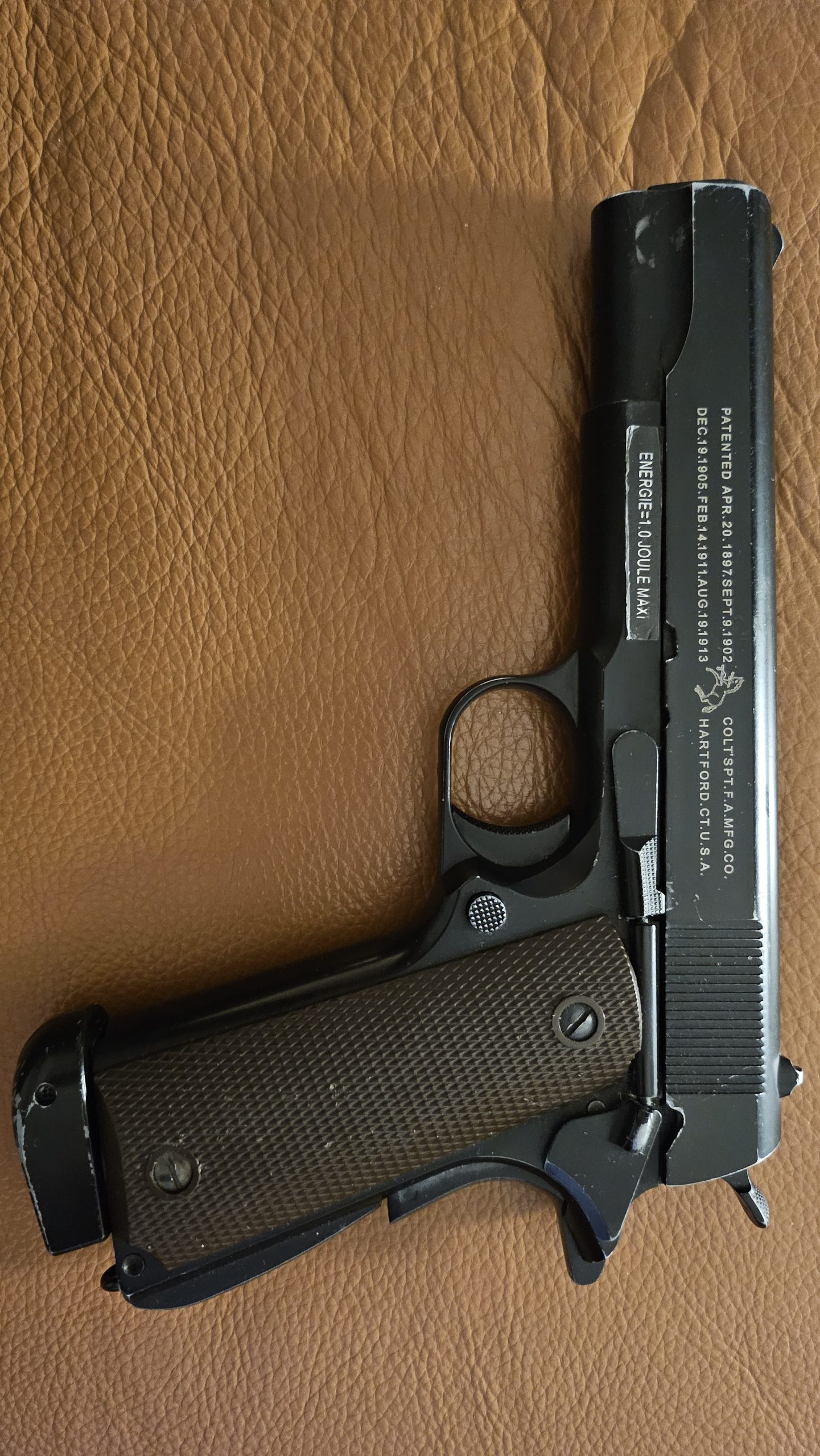 Colt 1911 KJ Works fullmetal gaz CO2