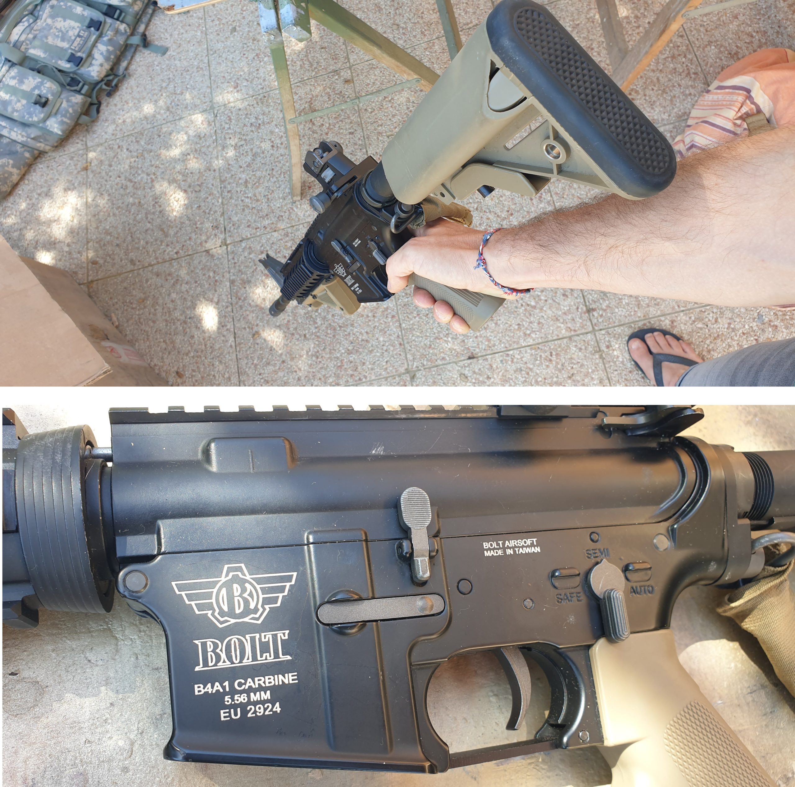 Lot EBBR M4A1 BOLT AIRSOFT technologie BRSS