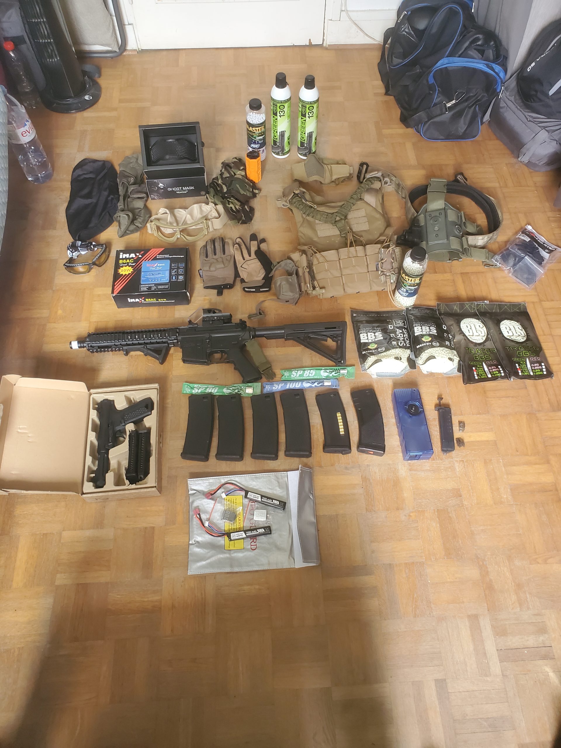 Specna MK18 UPGRADE J'arrête l'airsoft Equipement complet à vendre