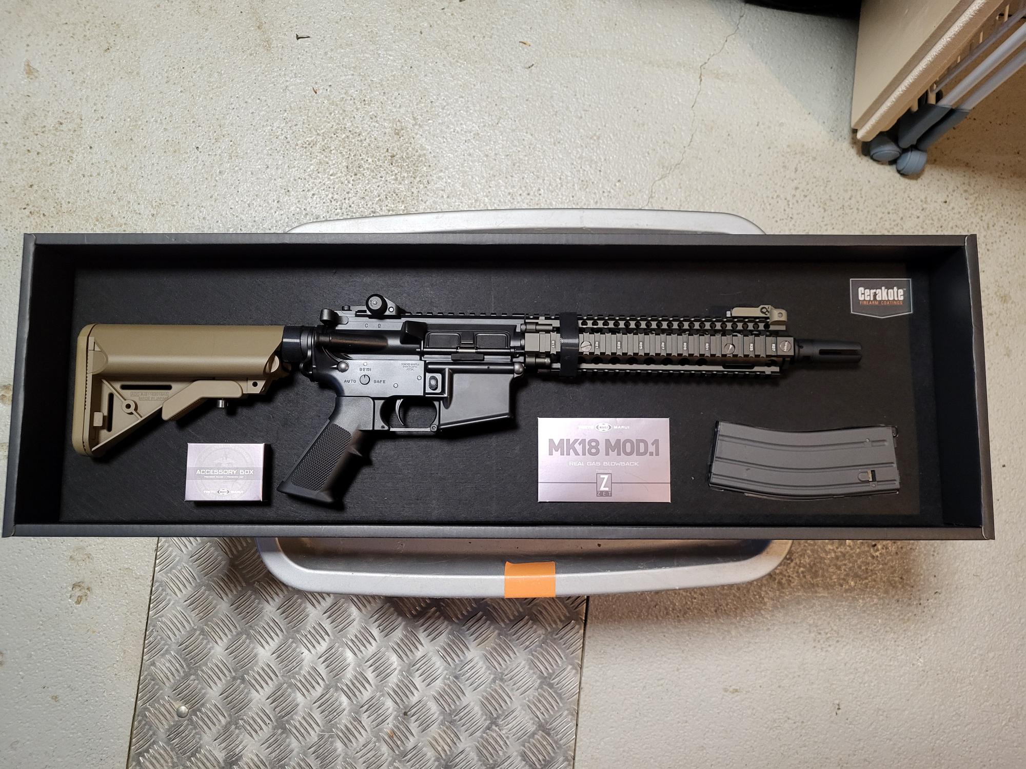 Réplique MK18 MOD. 1 (ZET System) Tokyo Marui GBBR