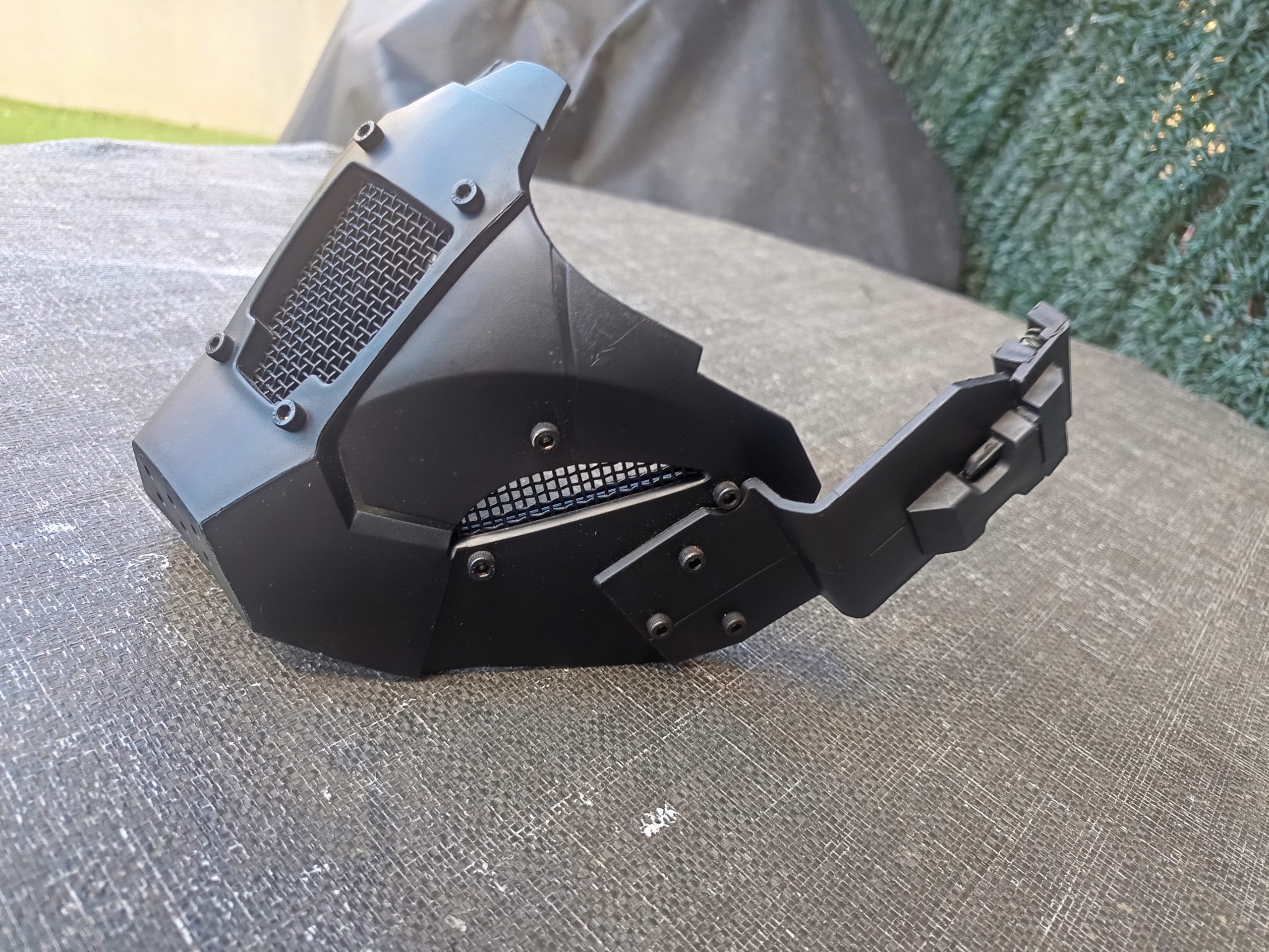 Protection visage pour casque