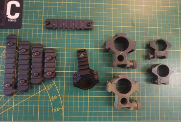 Accessoires répliques d'airsoft (rail, anneaux ect..)
