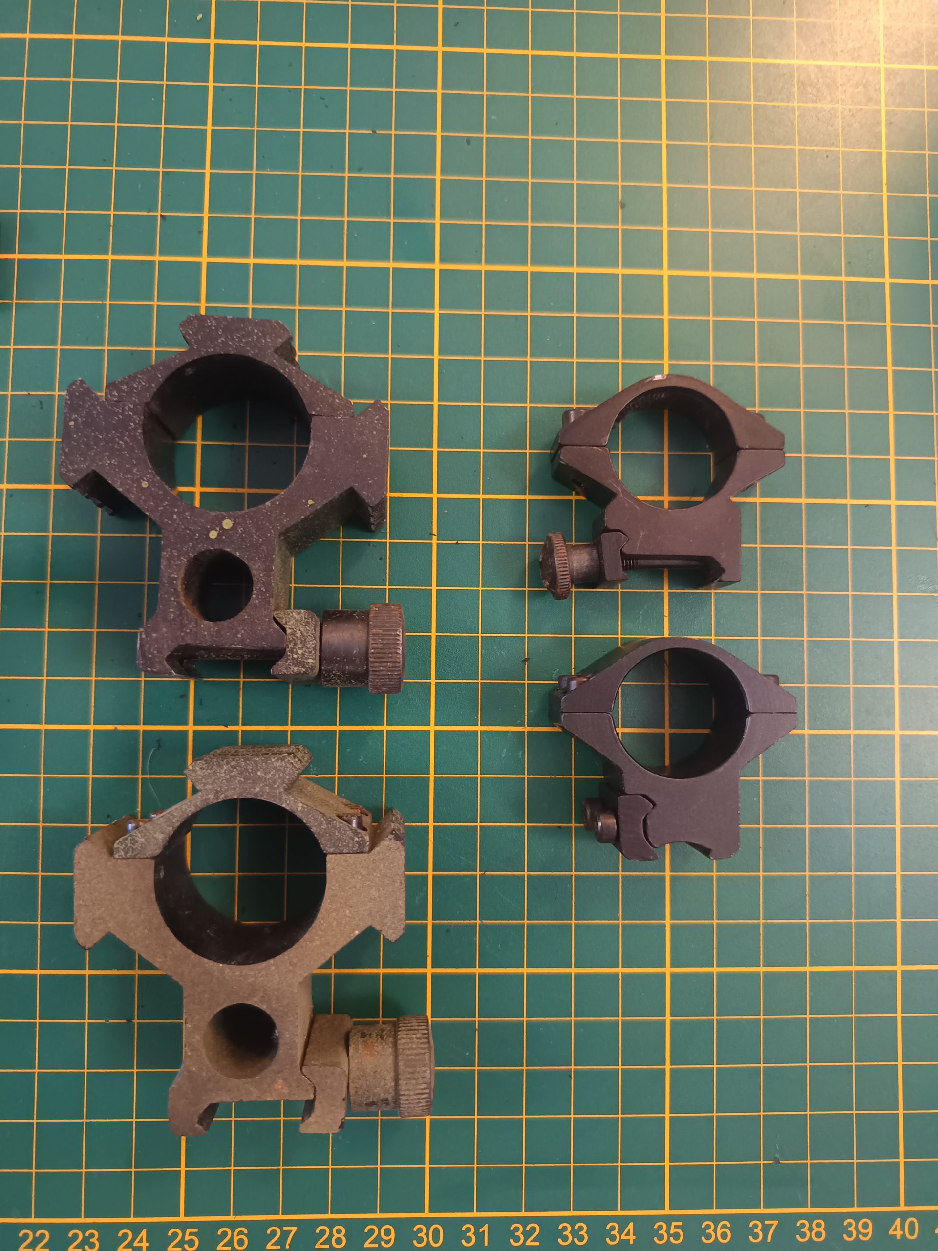 Accessoires répliques d'airsoft (rail, anneaux ect..)