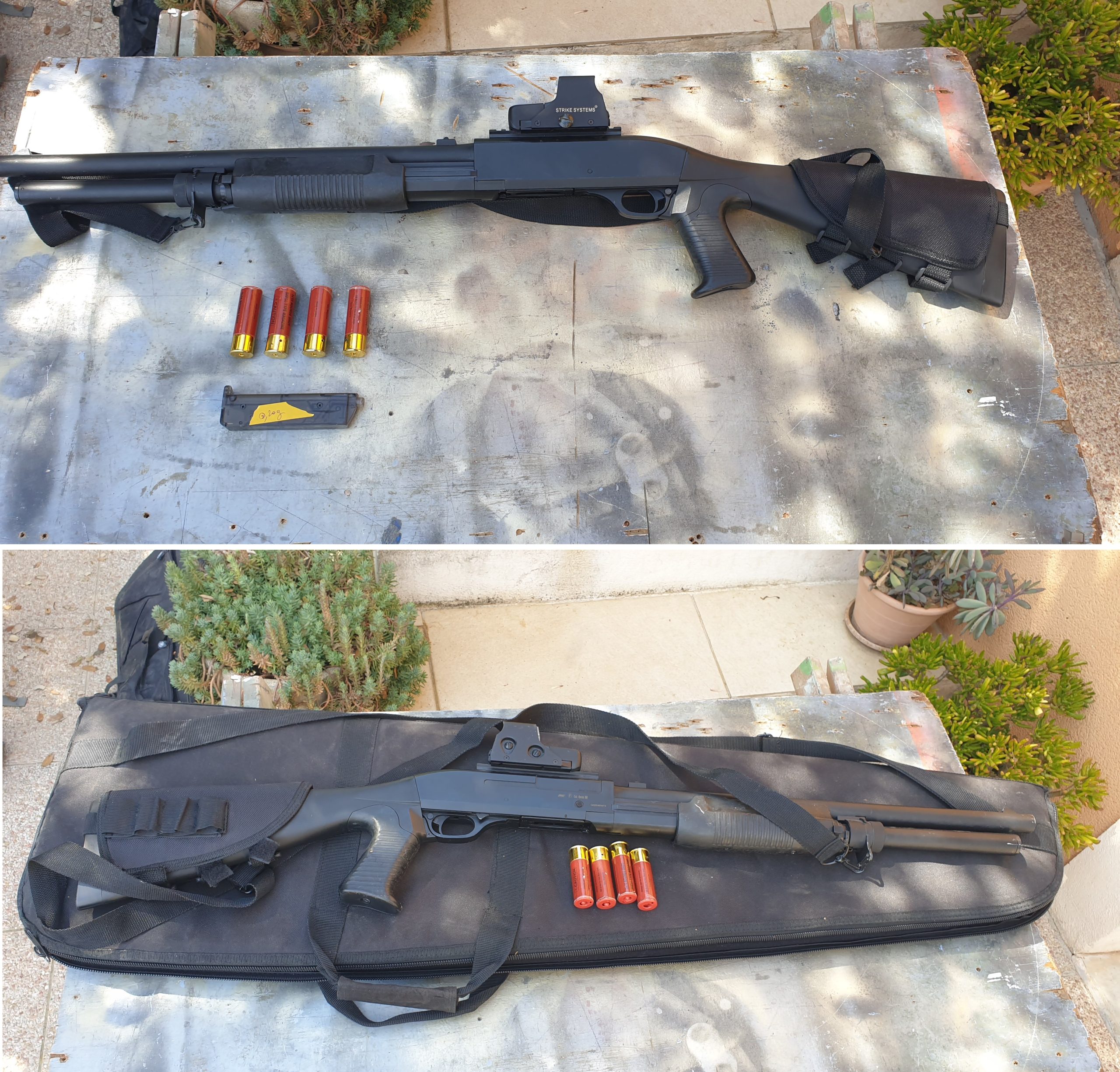 ASG Franchi SAS 12 spring + rail Picatinny + holosight