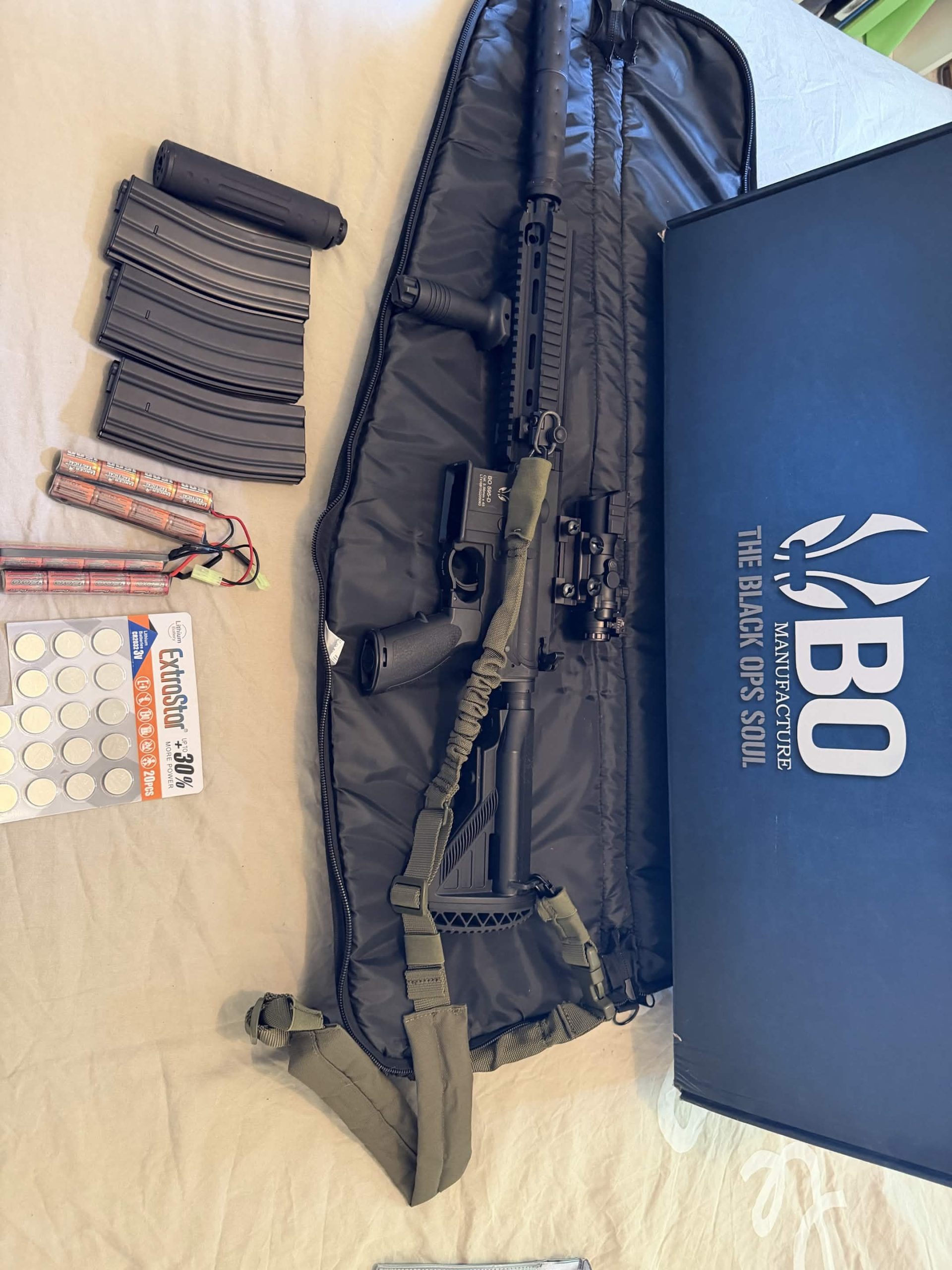 Lot complet, SCAR L tokyo Marui, HK black OPS