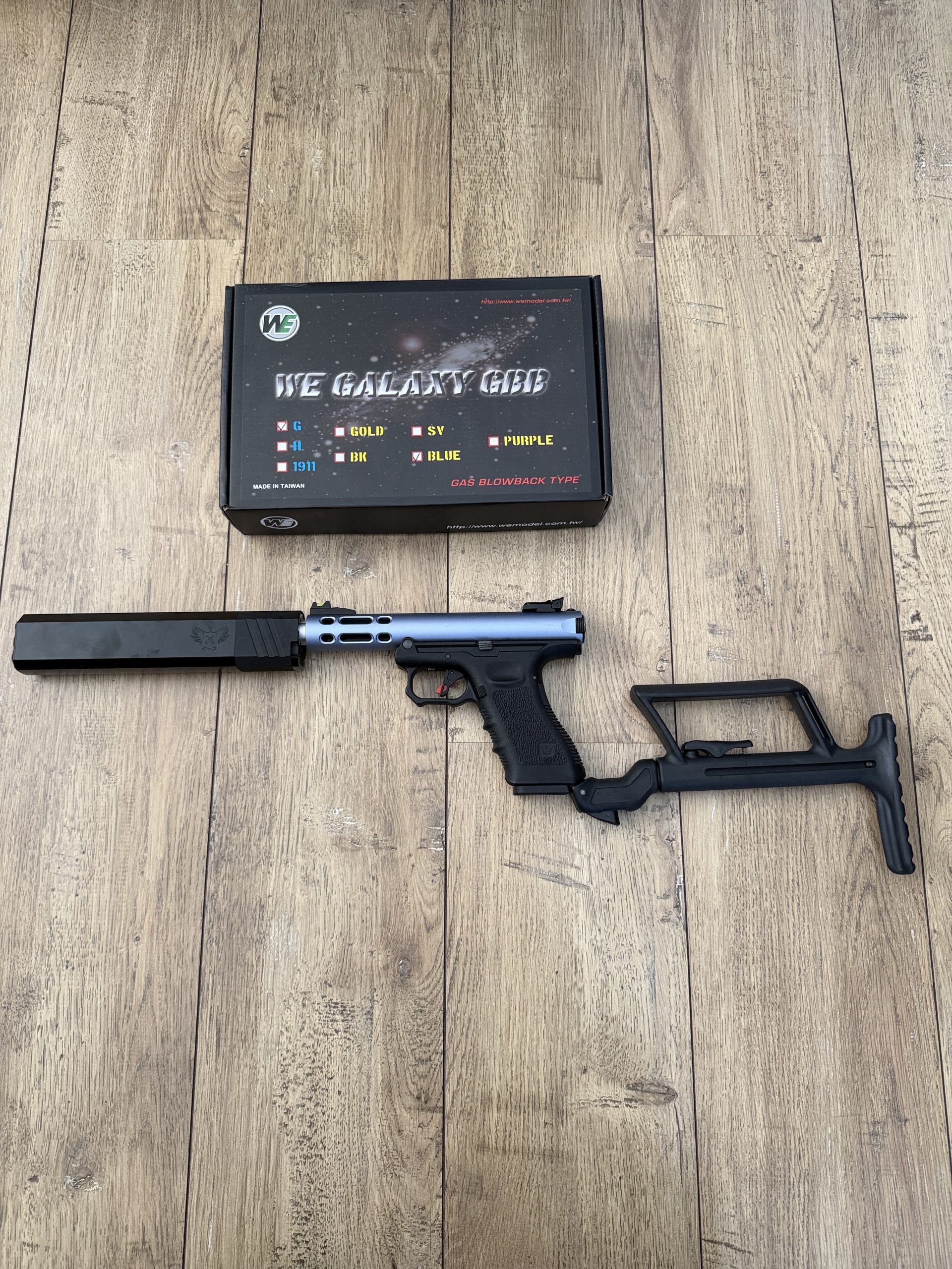 WE réplique GBB Galaxy – Noir