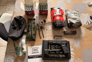 Pack réplique Glock 19 Gen3 GBB CO2 + accessoires + consommables Airsoft